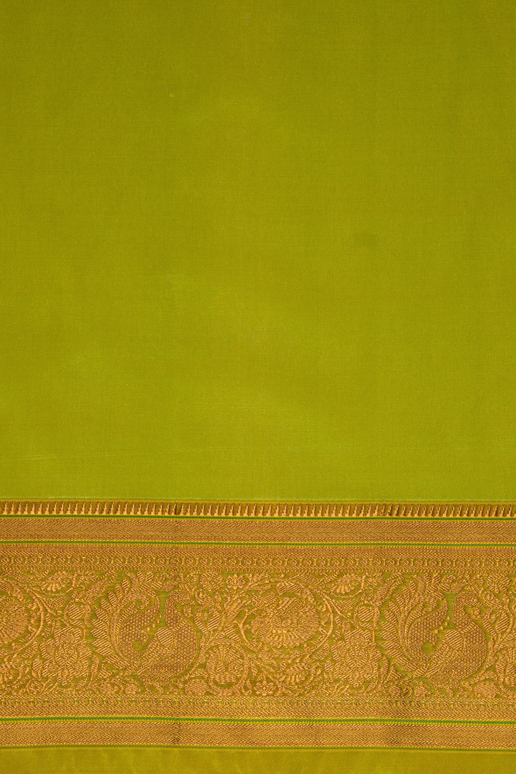 Lime Green Apurva Silk Paithani Saree