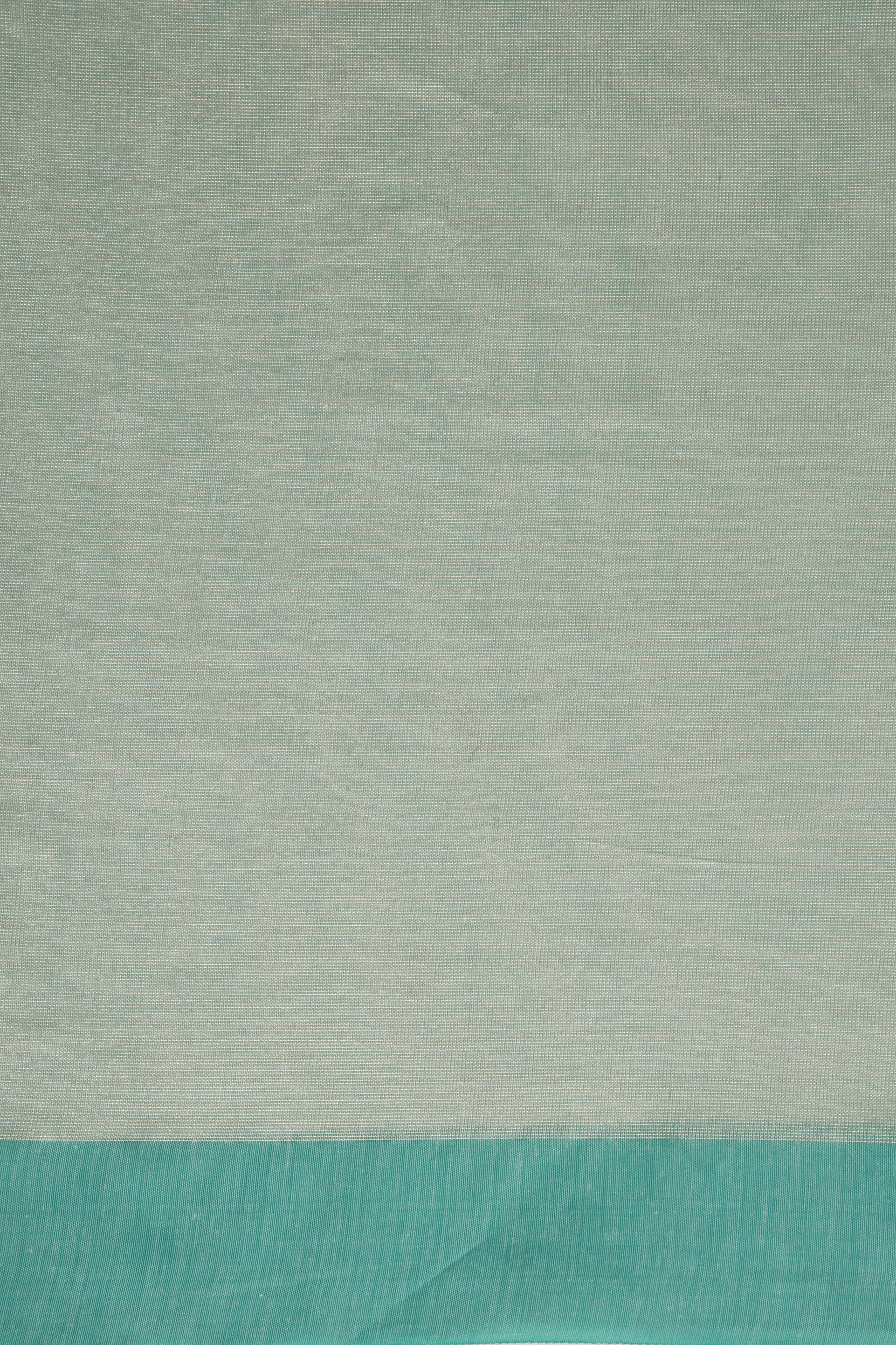 Sea Green Cotton Saree