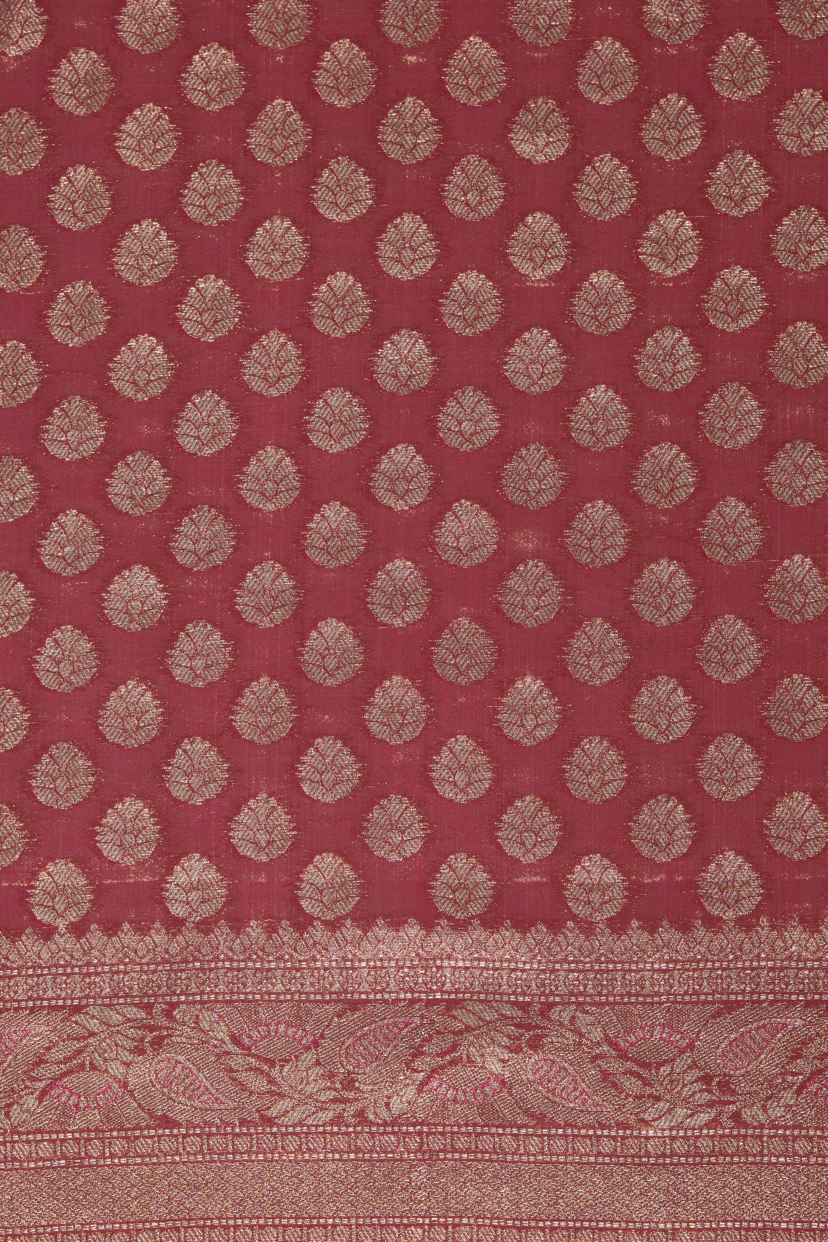 Red Tissue Silk Saree