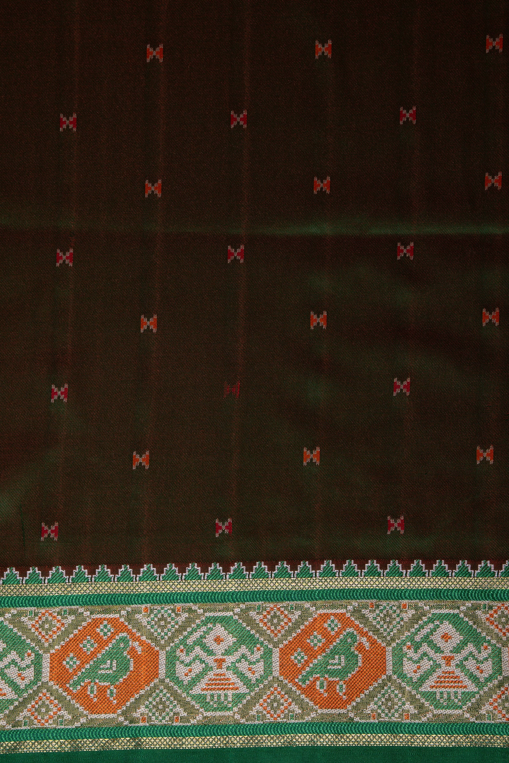 Dark Pink Katan Silk Banarasi Saree