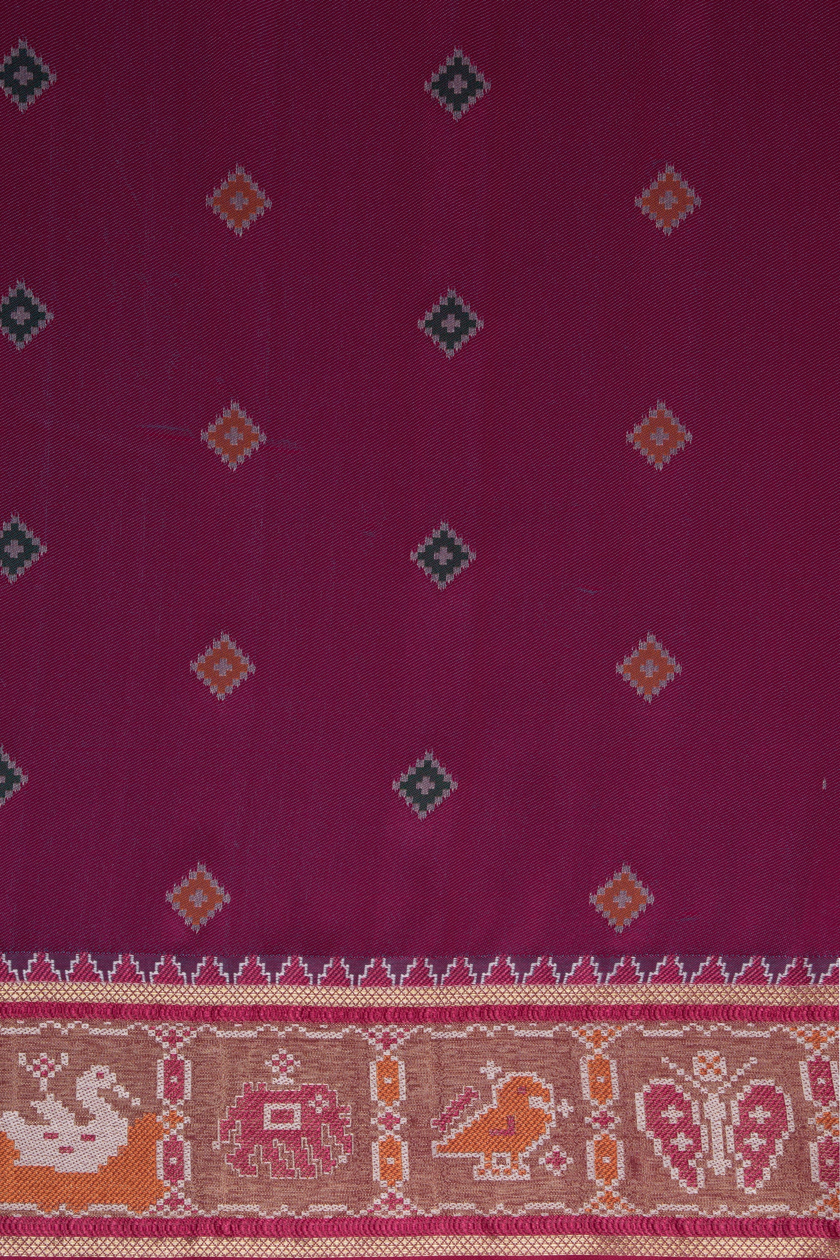 Peacock Blue Katan Silk Banarasi Saree