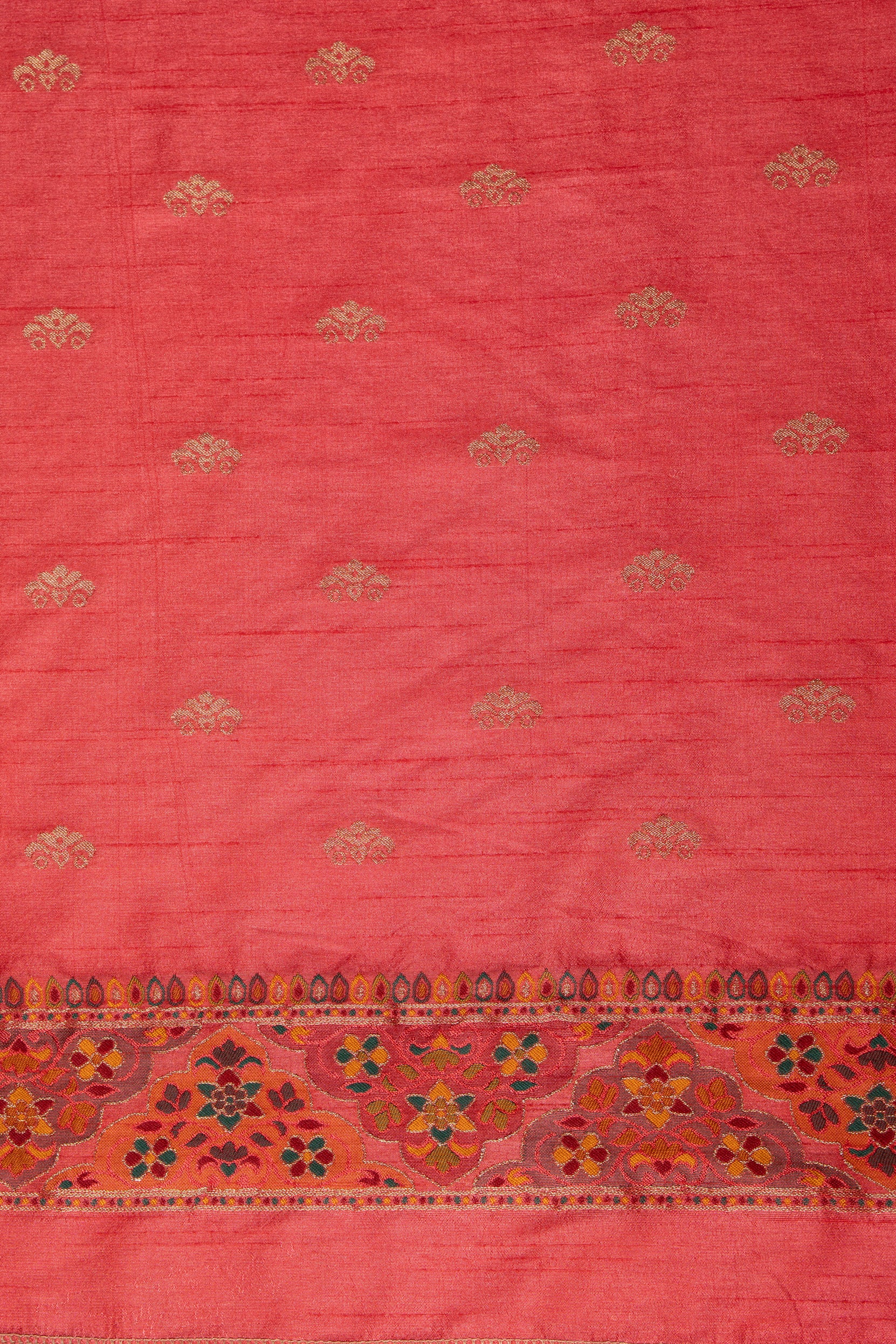 Pink Dola Silk Saree