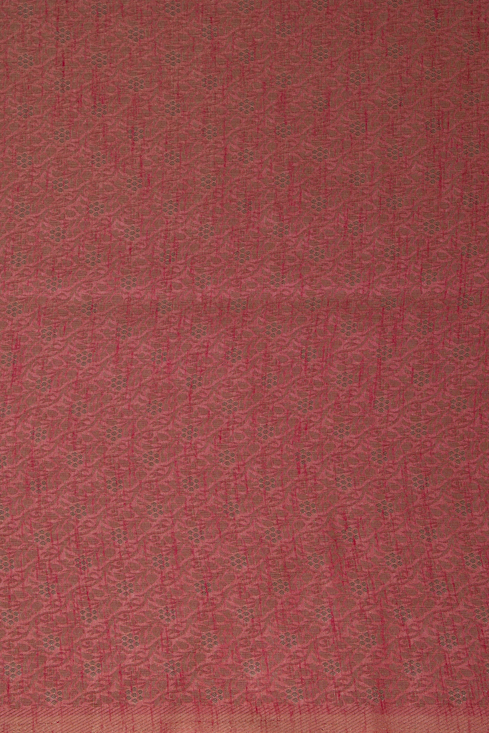 Red Tissue Silk Saree