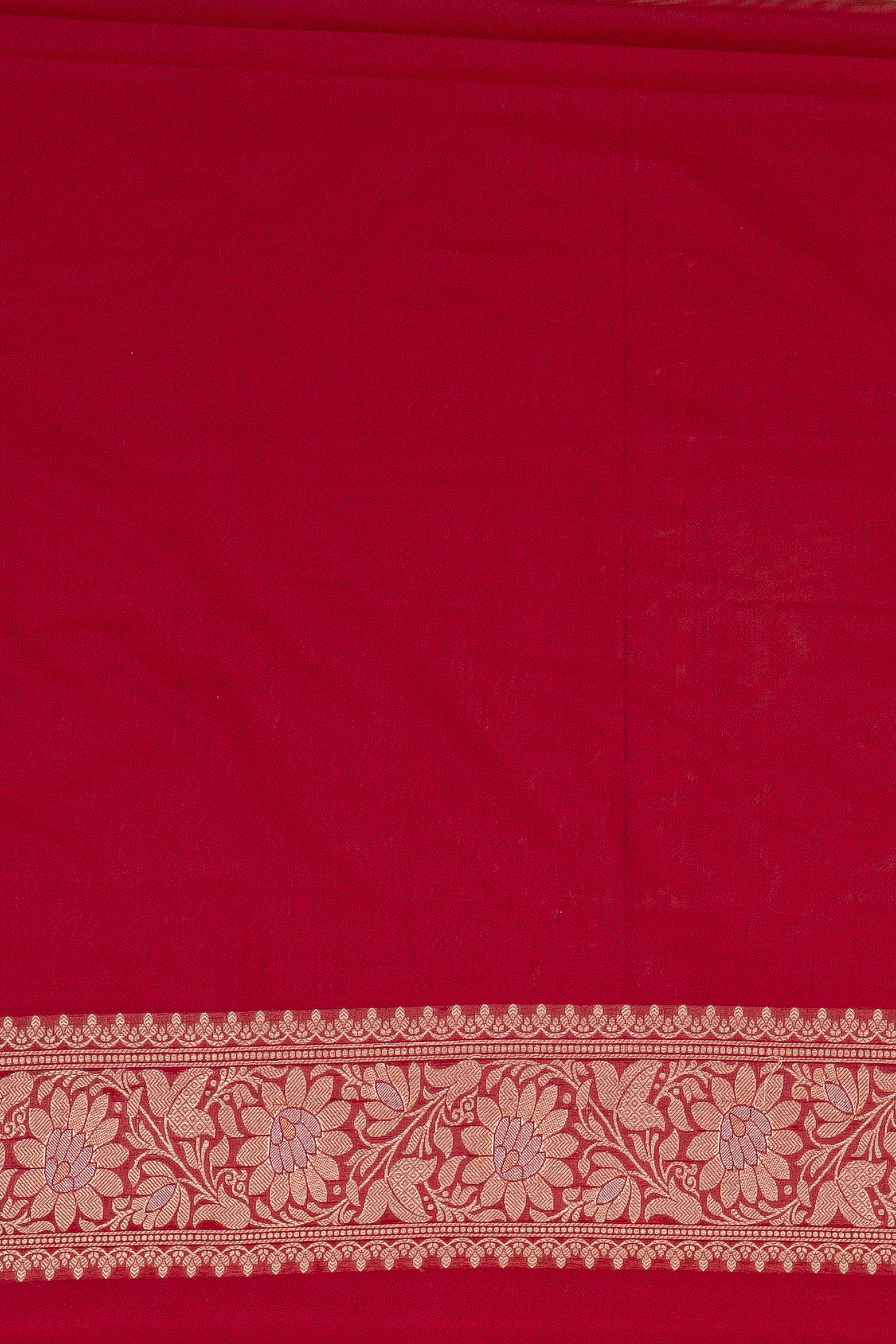 Rani Pink Katan Silk Banarasi Saree