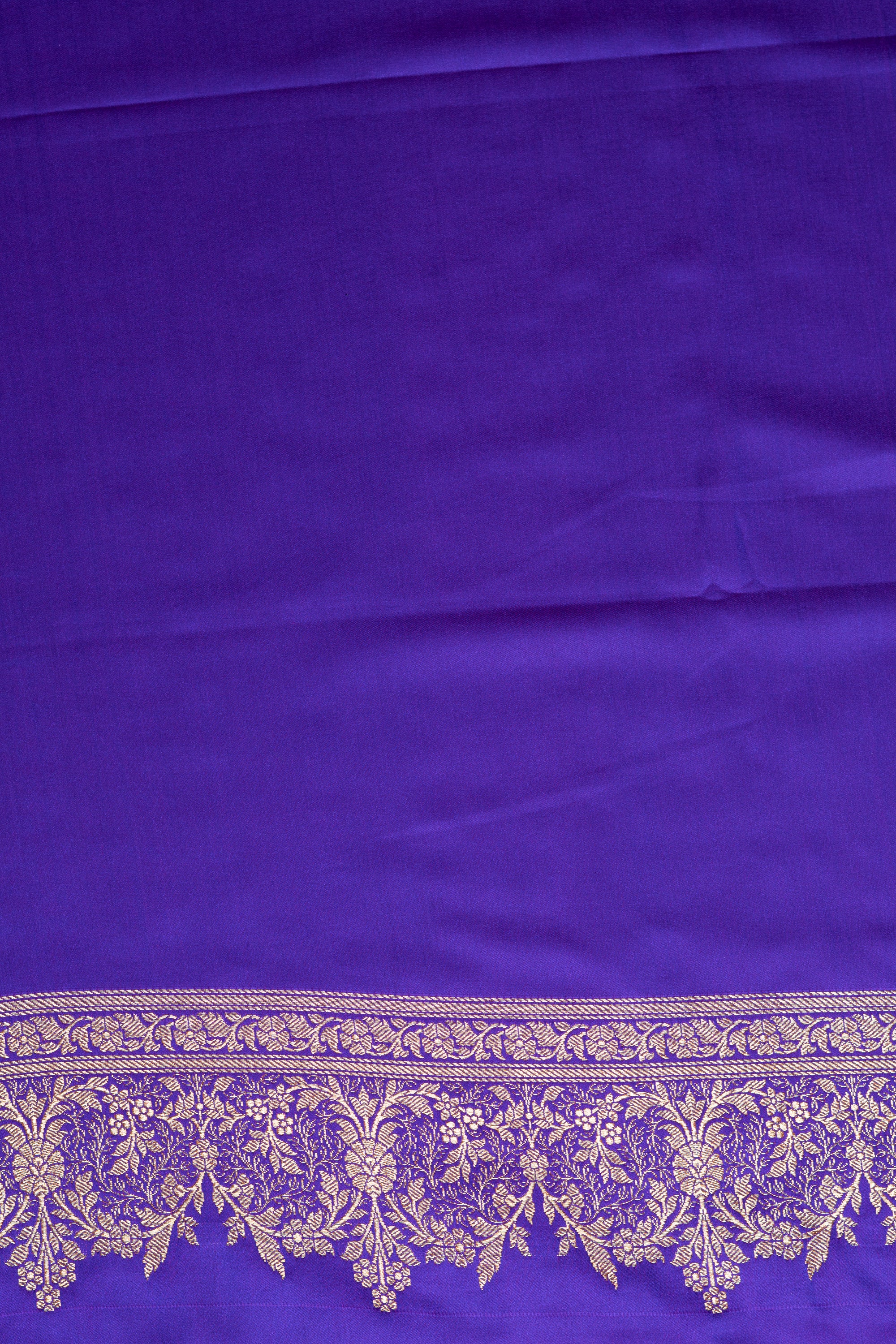 Purple Soft Silk Banarasi Saree