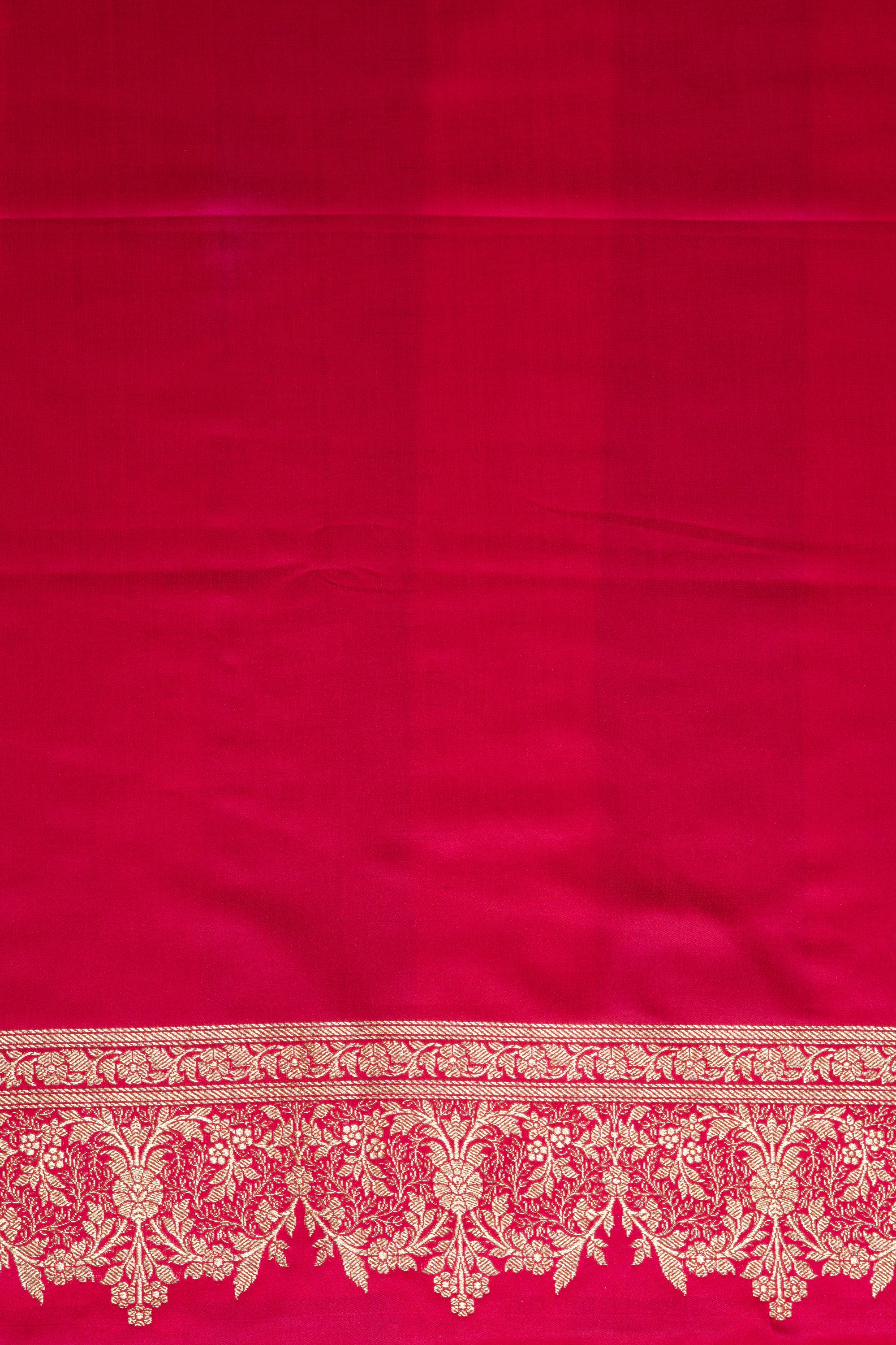 Rani Pink Soft Silk Banarasi Saree