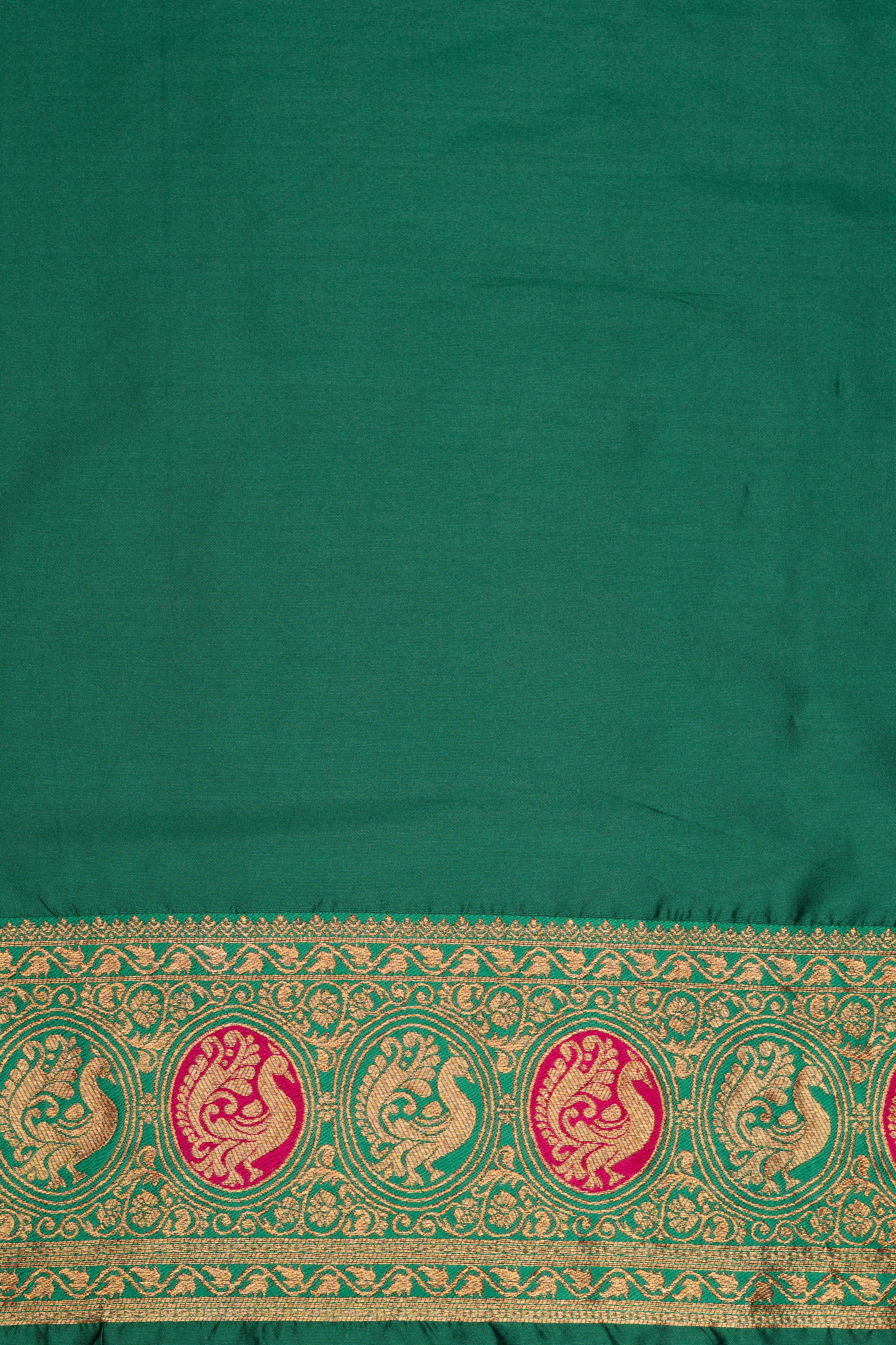 Rani Pink Katan Silk Paithani Saree