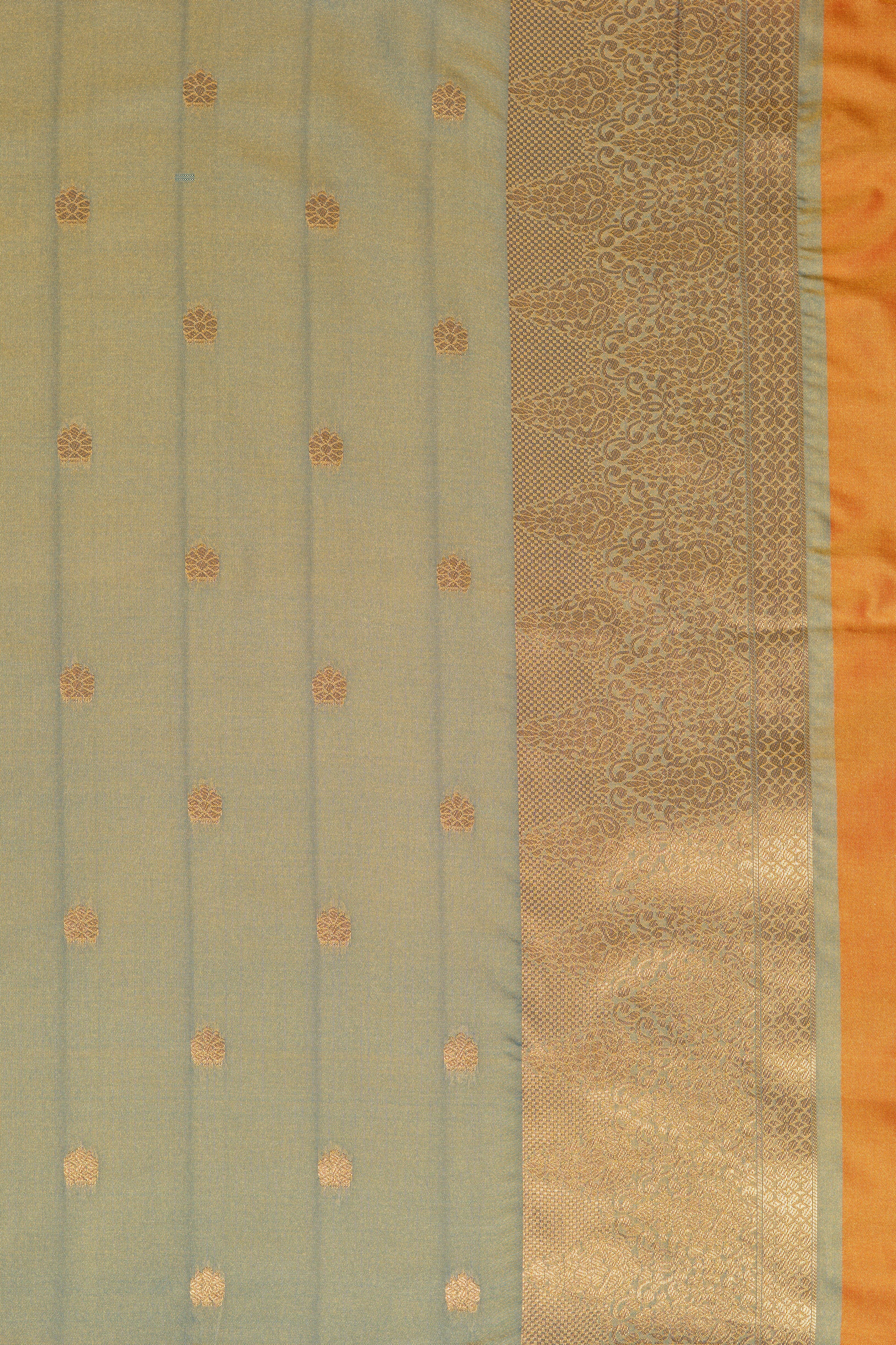 Pastel Blue Katan Silk Patola Saree
