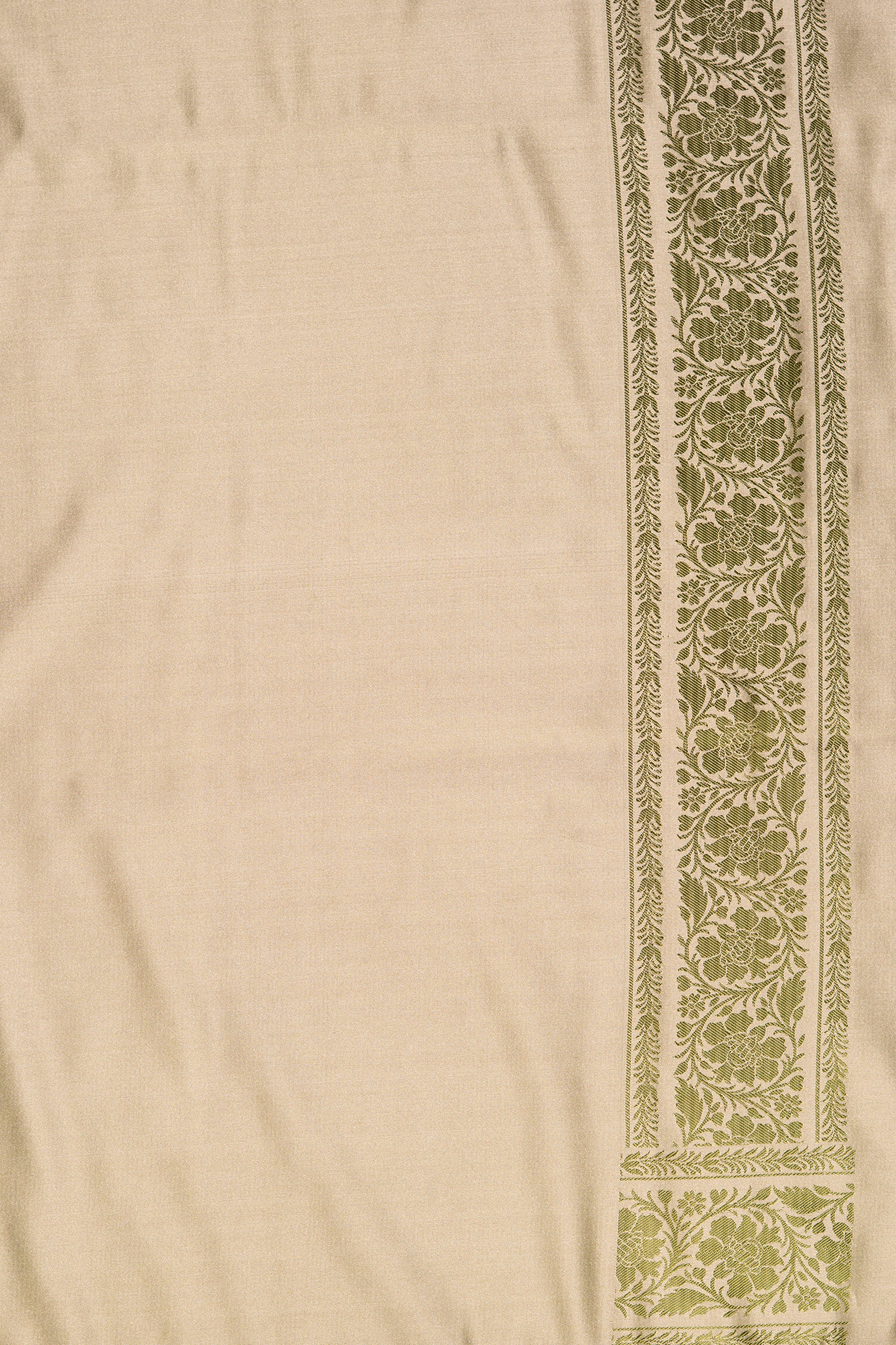 Pastel Green Soft Silk Banarasi Saree