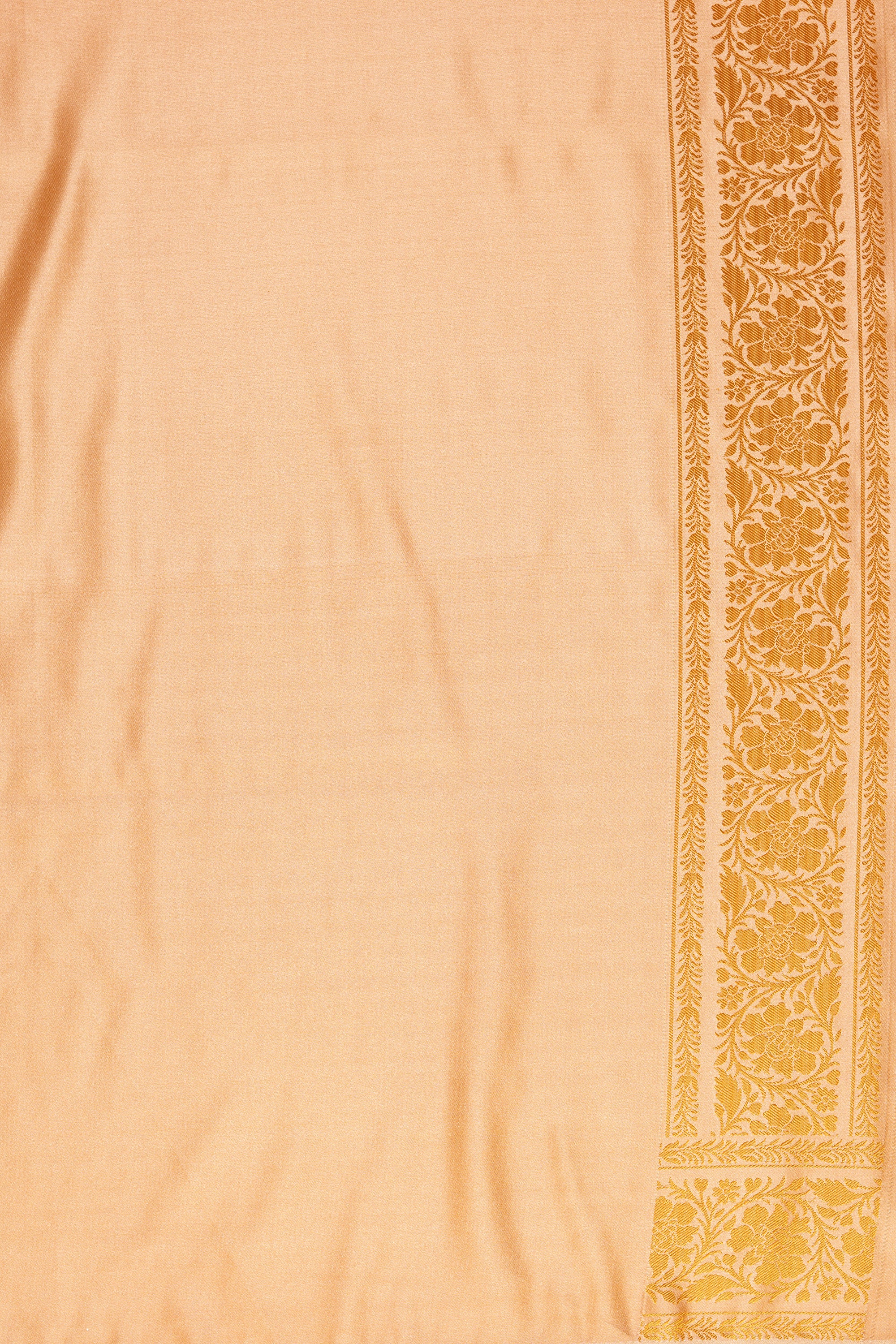Orange Soft Silk Banarasi Saree