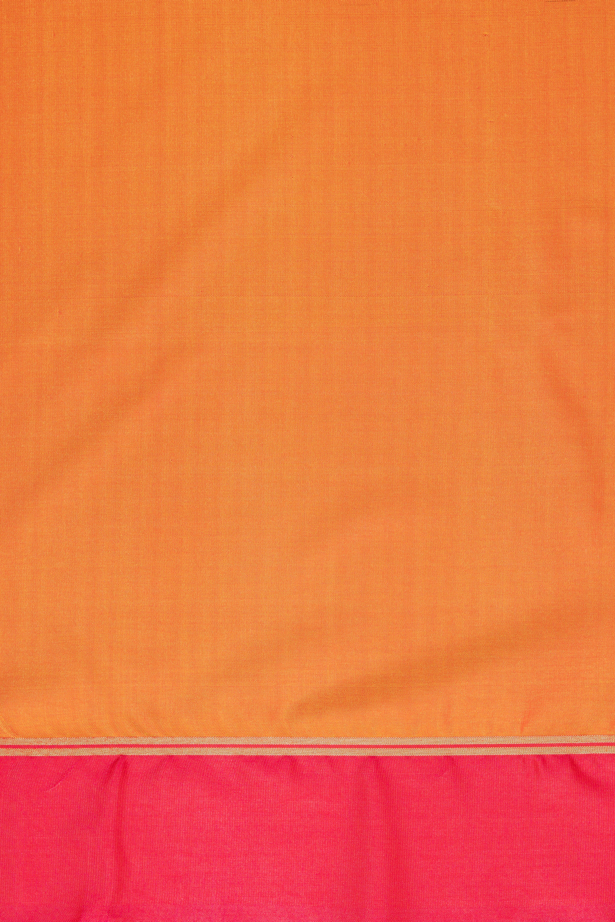 Mustard Yellow Katan Silk Patola Saree