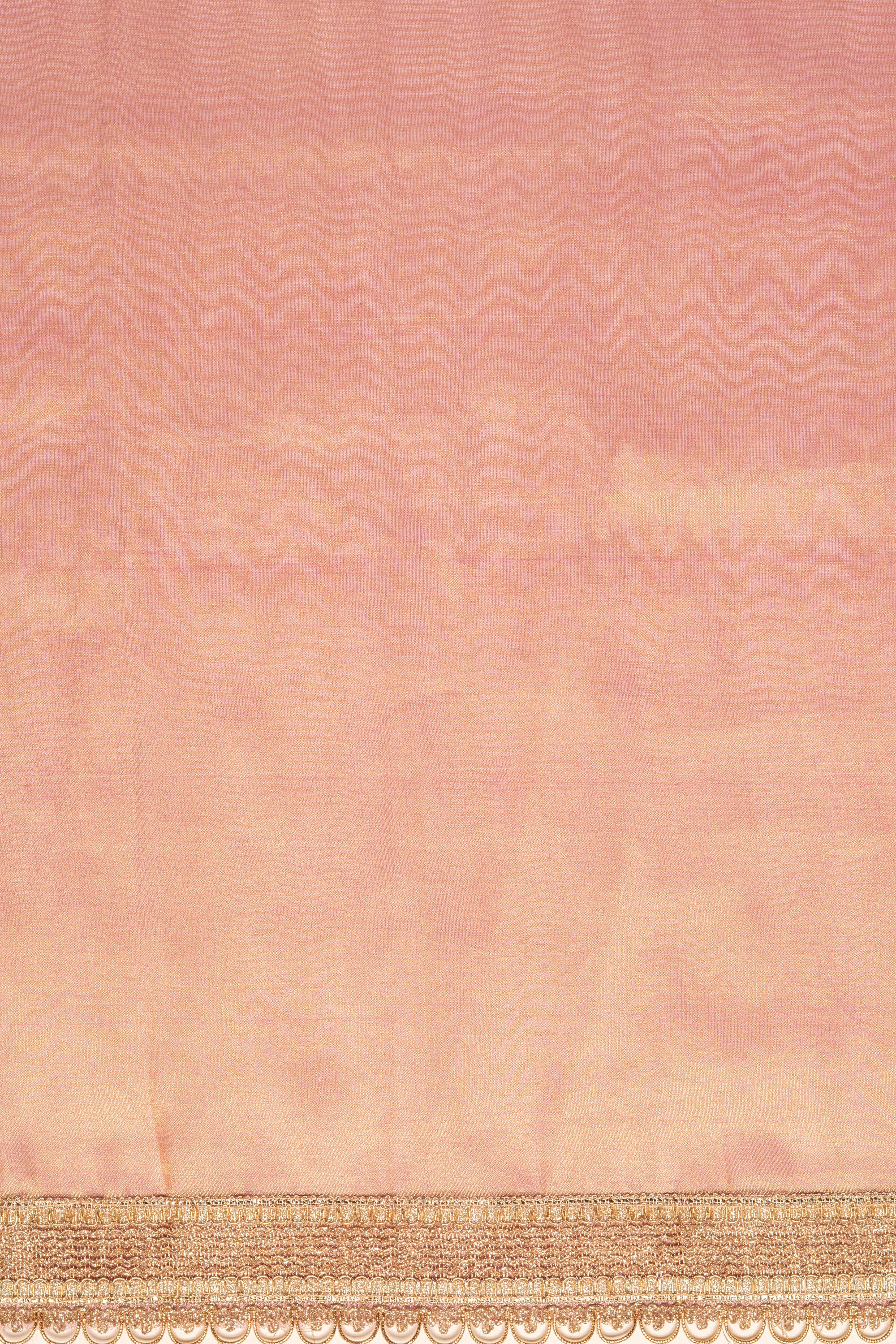 Rose Gold Tissue Silk Saree