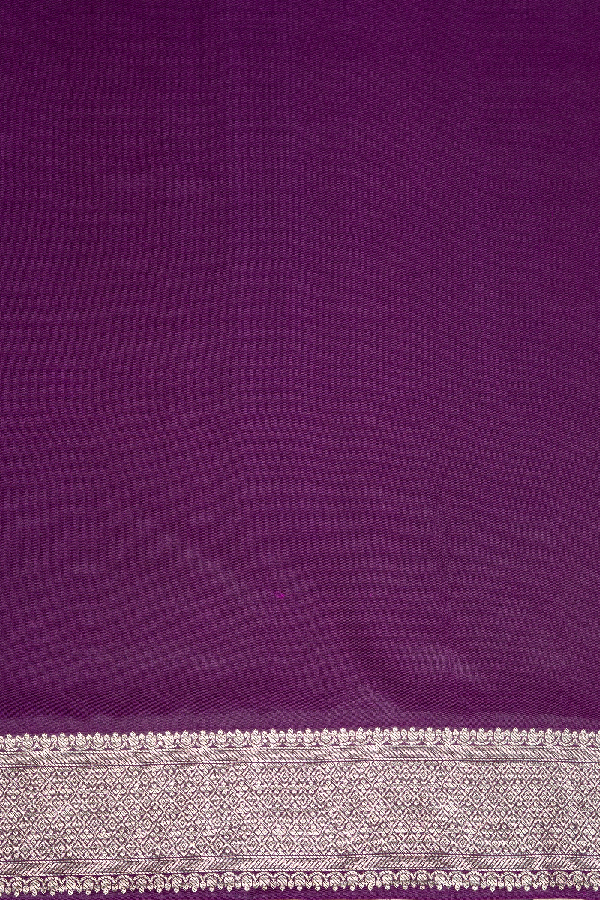 Purple Katan Silk Saree