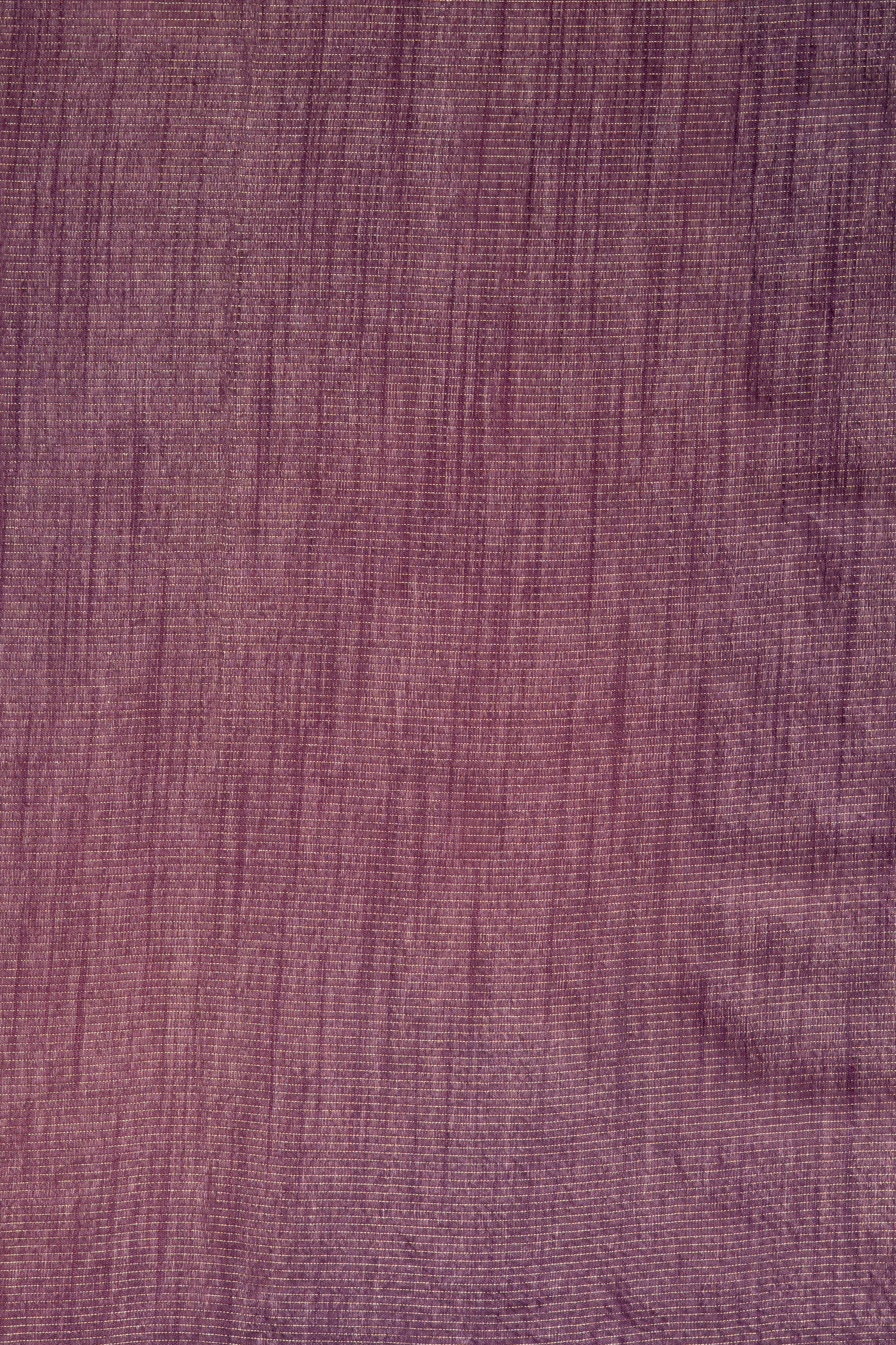 Purple Tussar Silk Saree