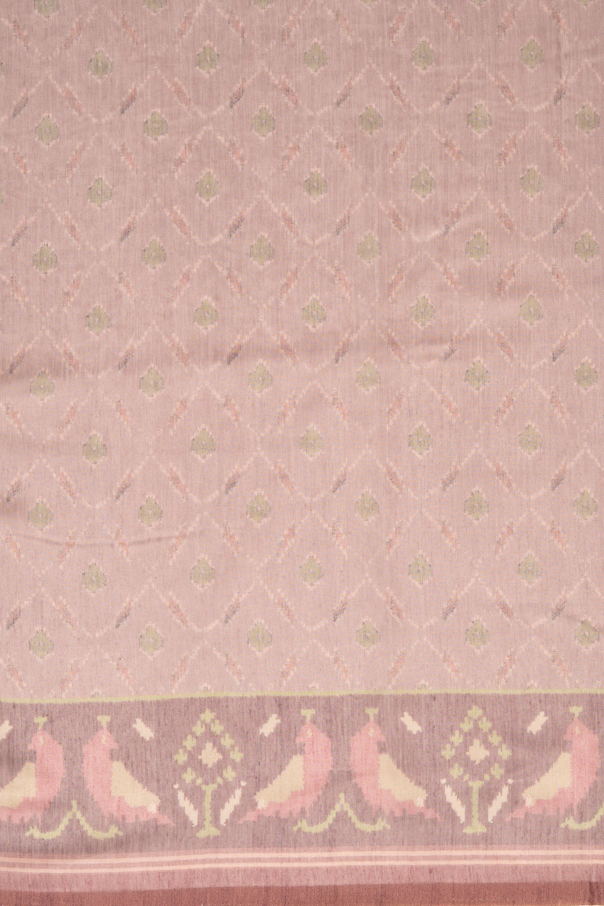 Pastel Purple Maheshwari Cotton Saree