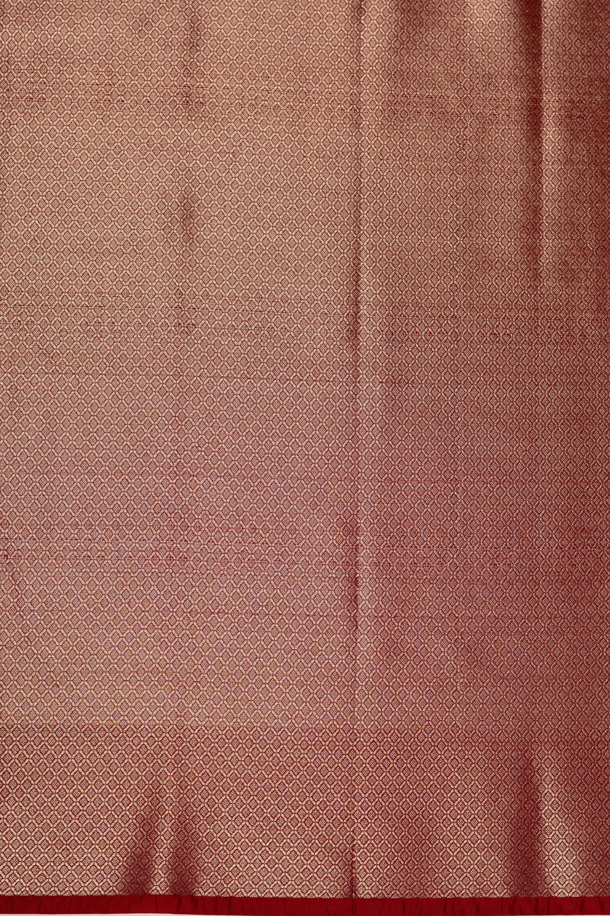 Red Katan Silk Banarasi Saree