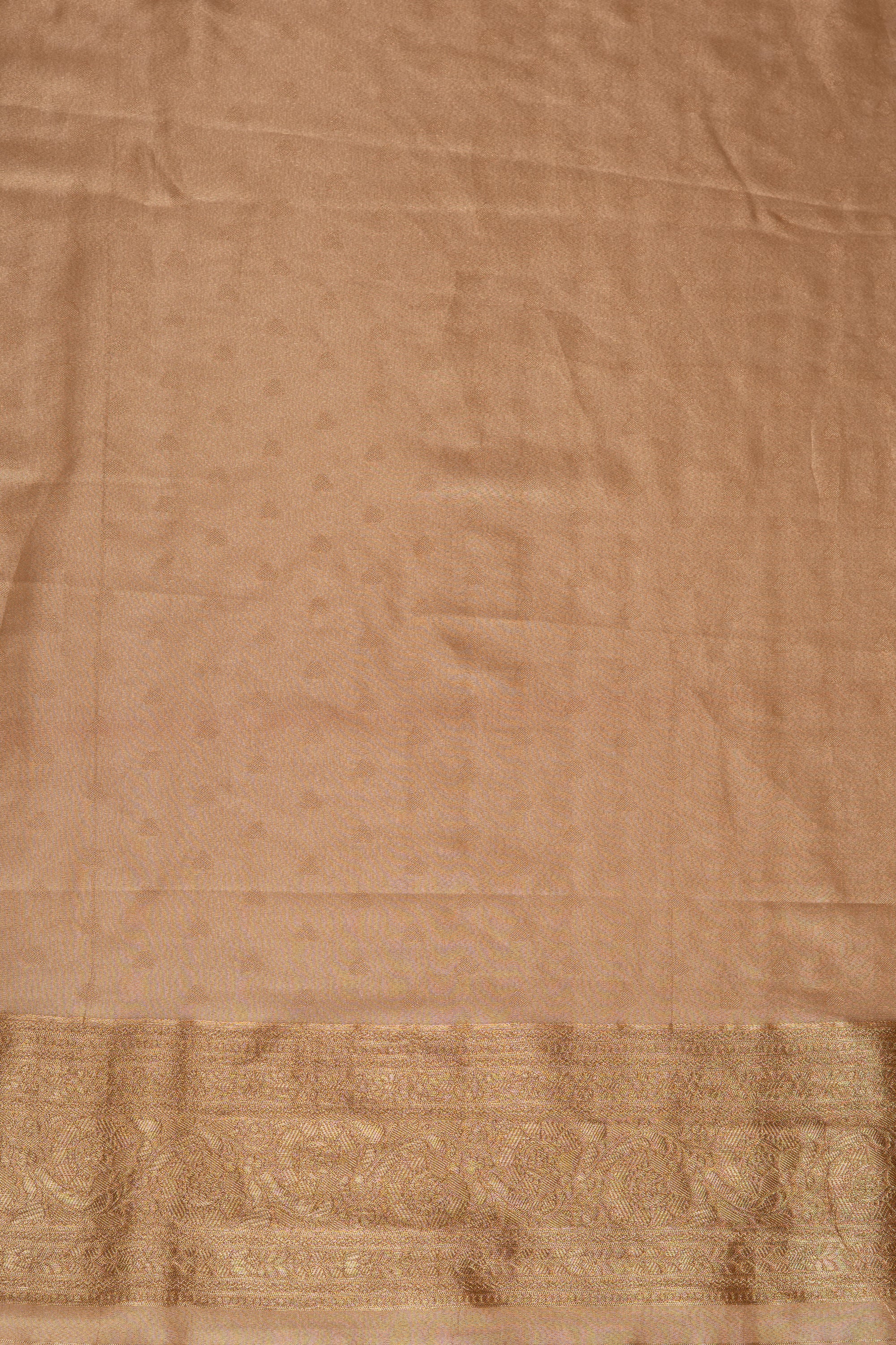 Copper Tissue Silk Saree
