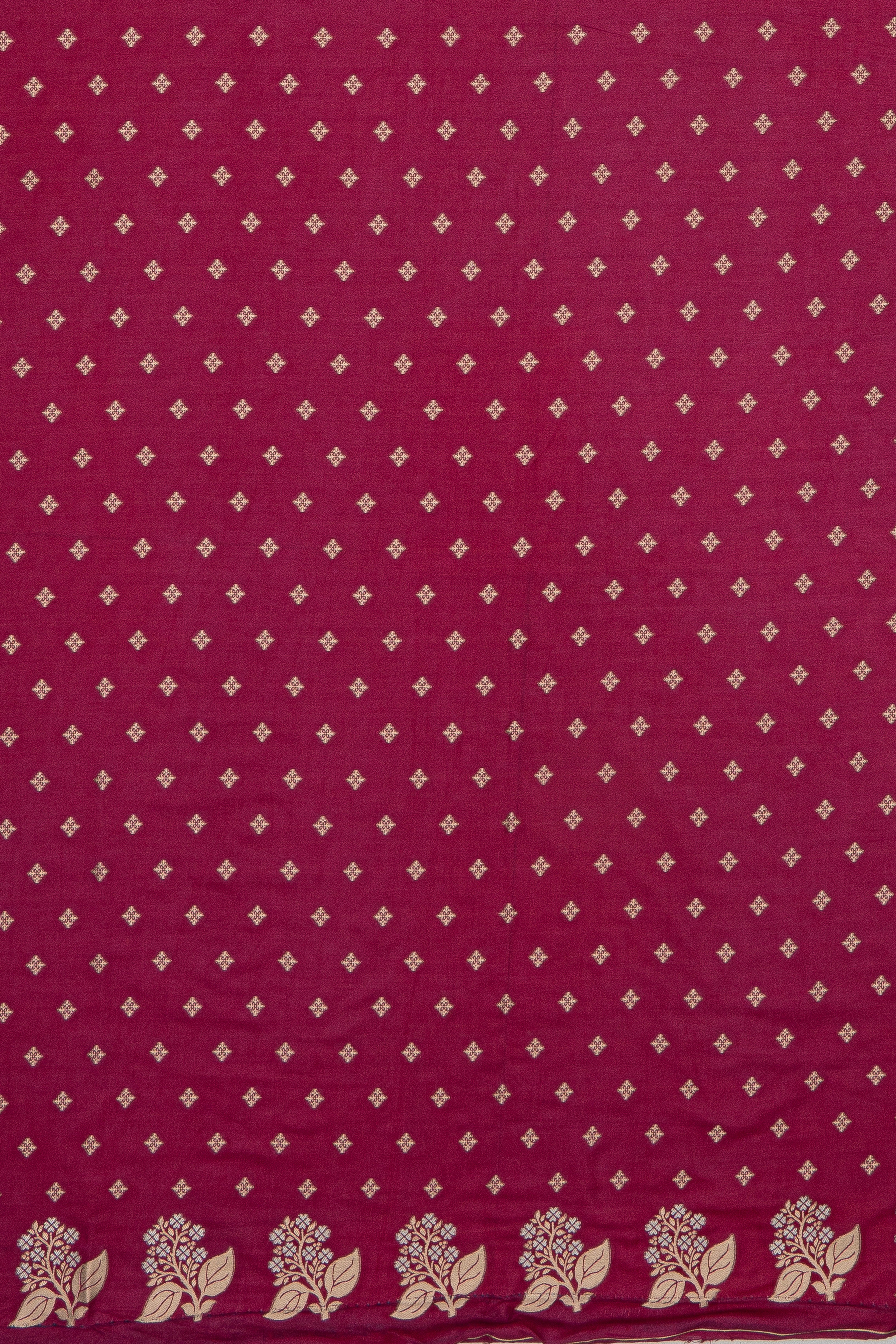 Wine Dola Silk Saree with a Soft Silk border