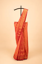 Pink Raw Silk Saree