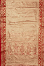 Orange Tissue Silk Saree