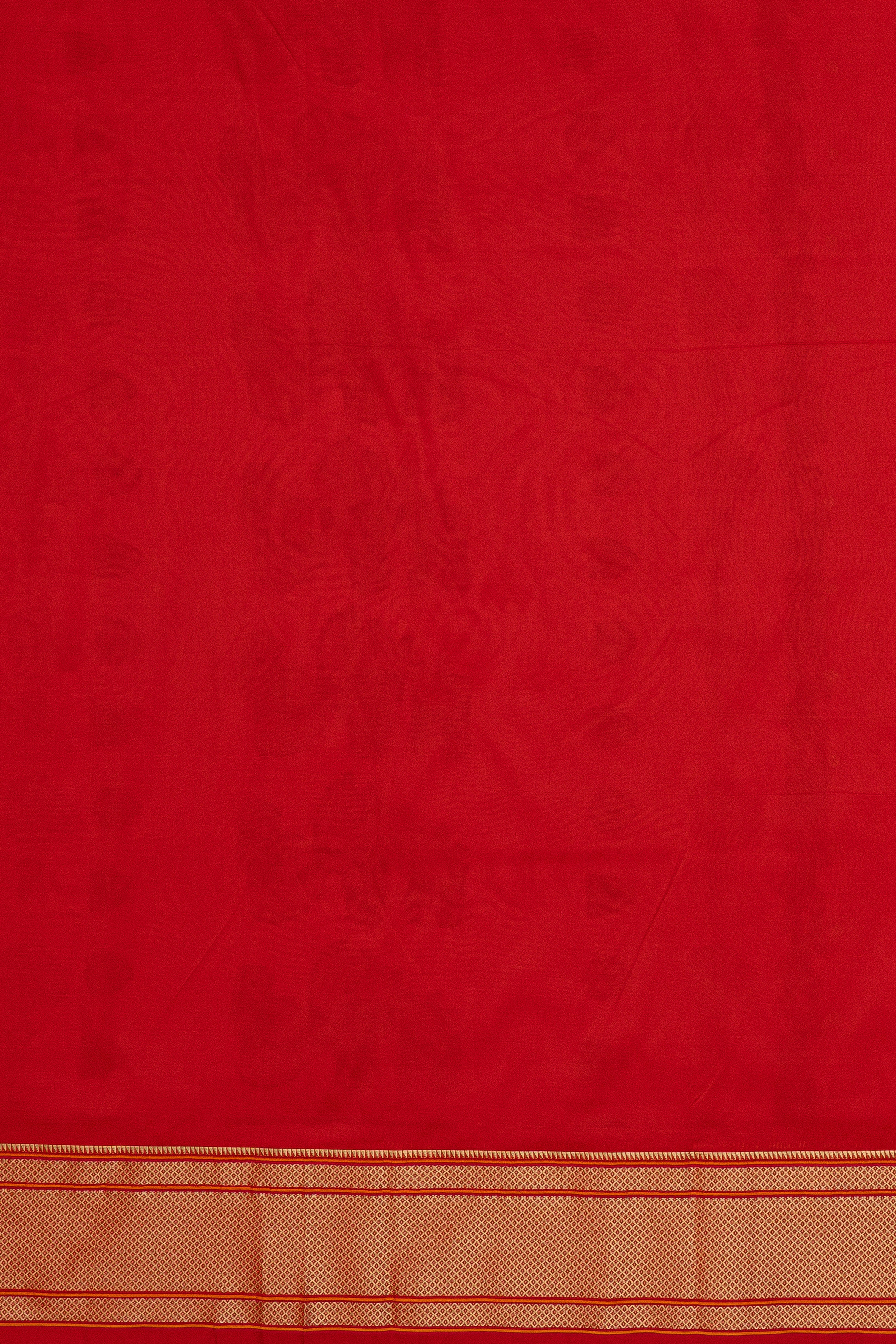 Red Apurva Silk Paithani Saree with Chattai border