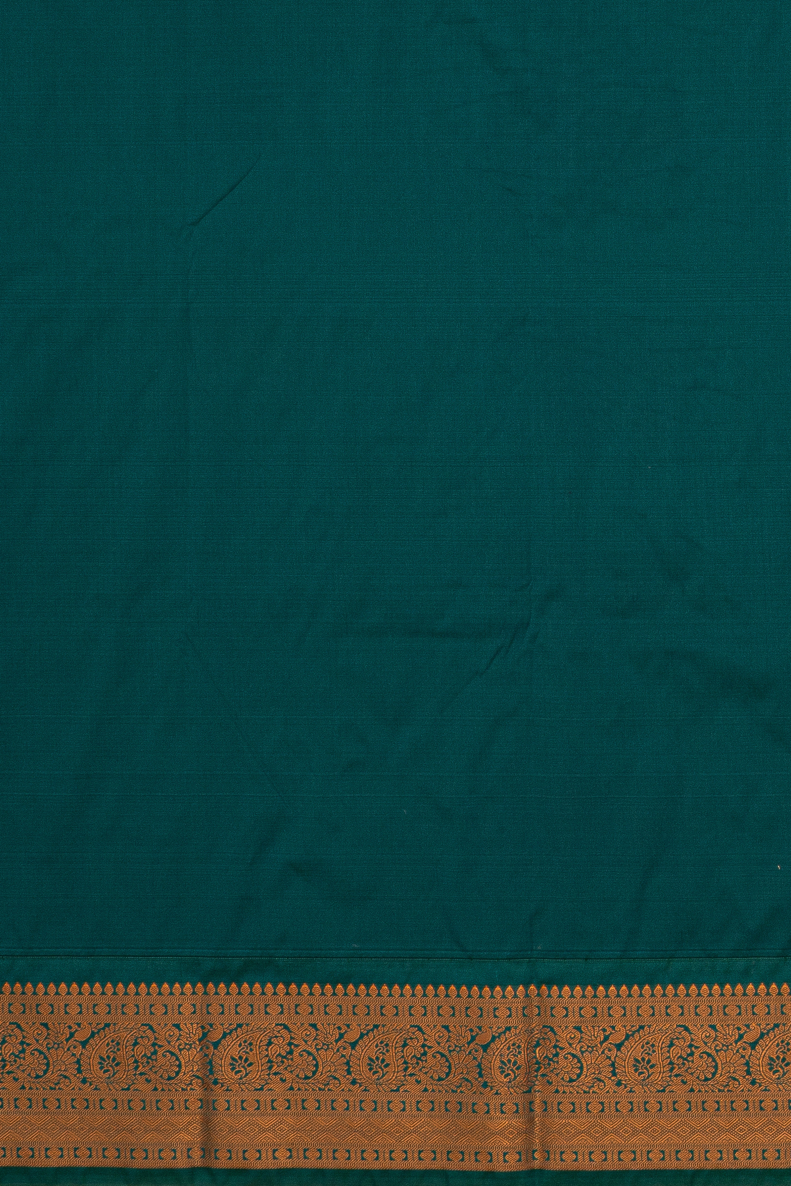 Mustard Yellow Apurva Silk Paithani Saree with Peacock Green border