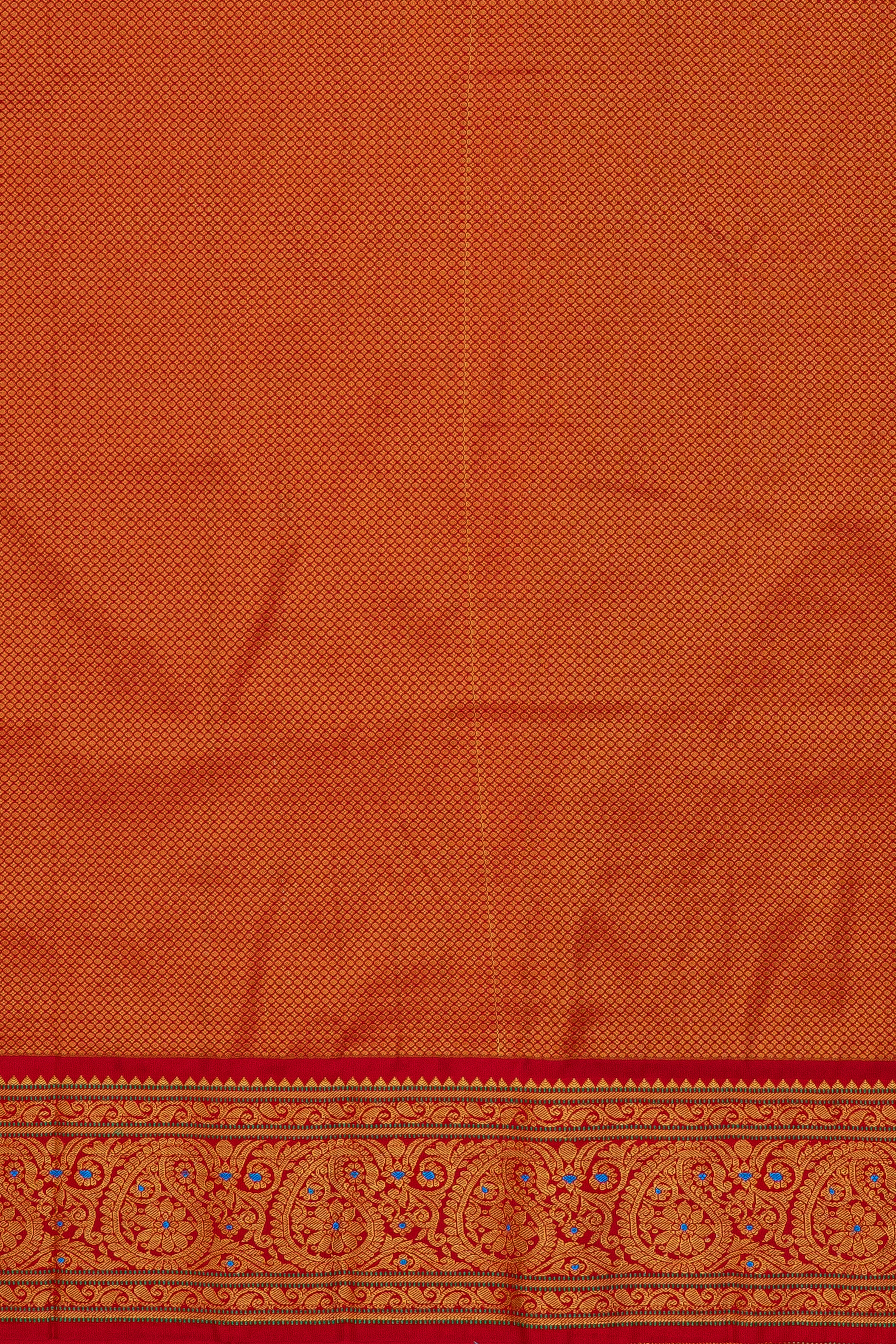 Purple Apurva Silk Paithani Saree with contrast Red border