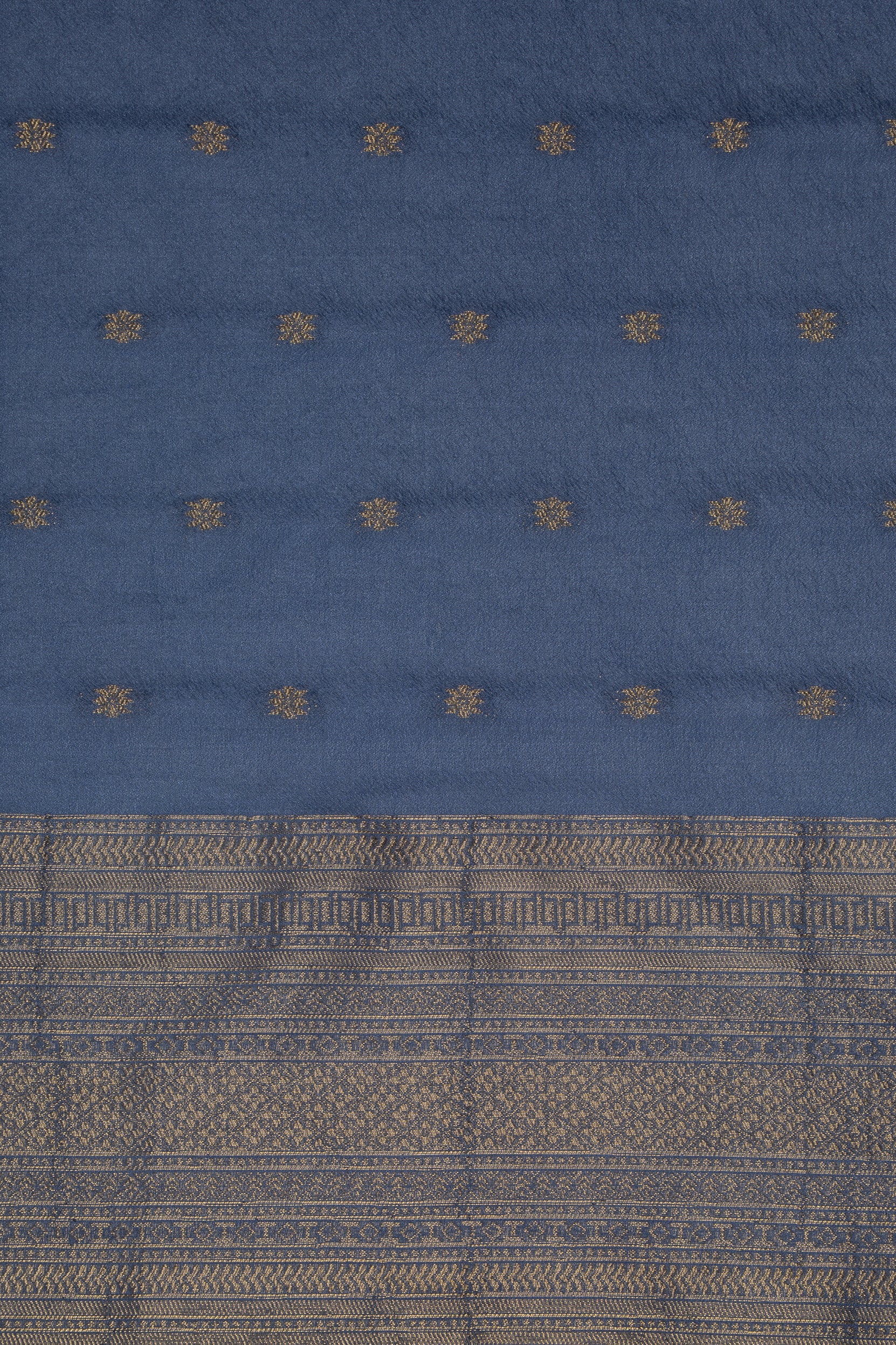 Blue Georgette Saree