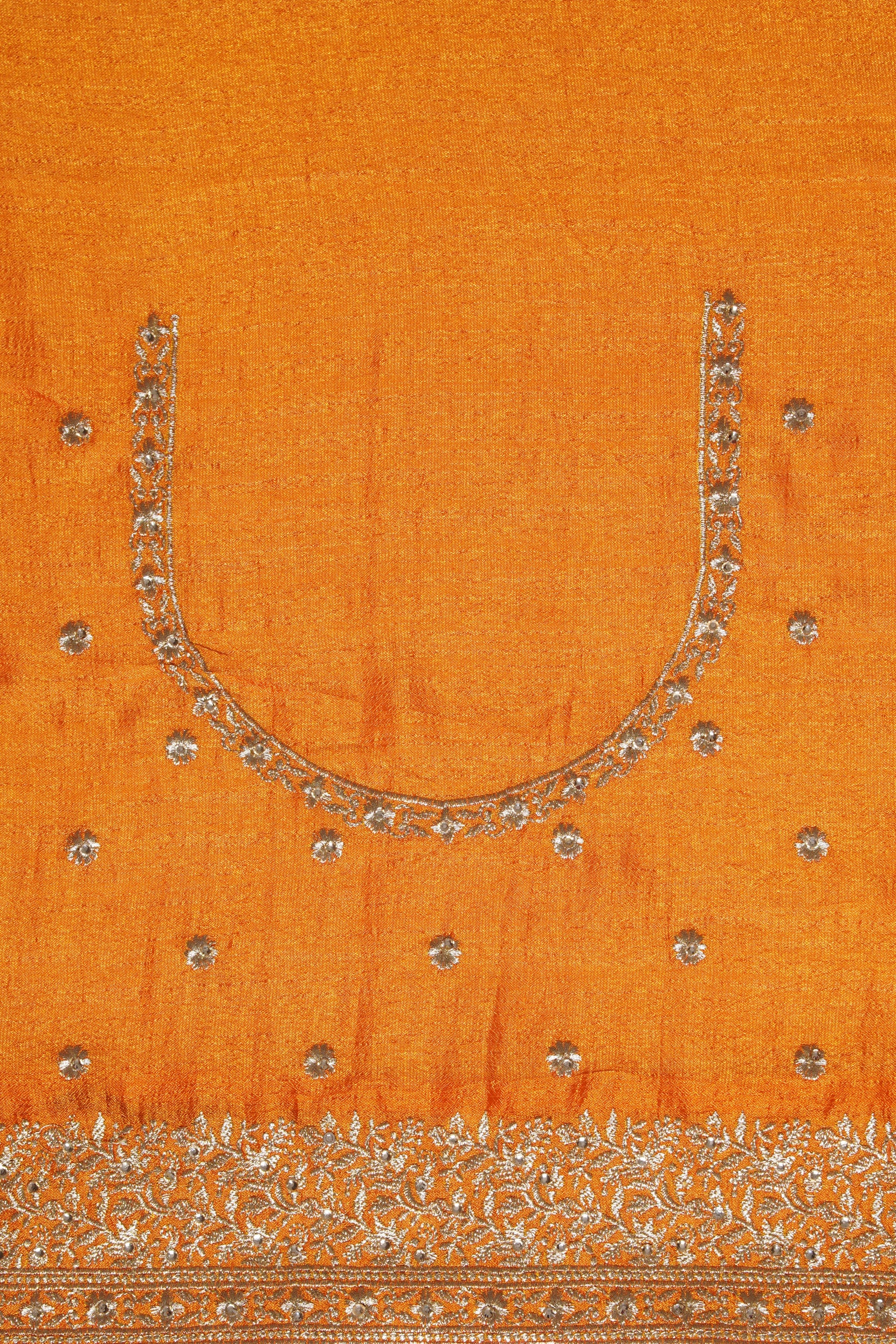 Mustard Yellow Georgette Saree