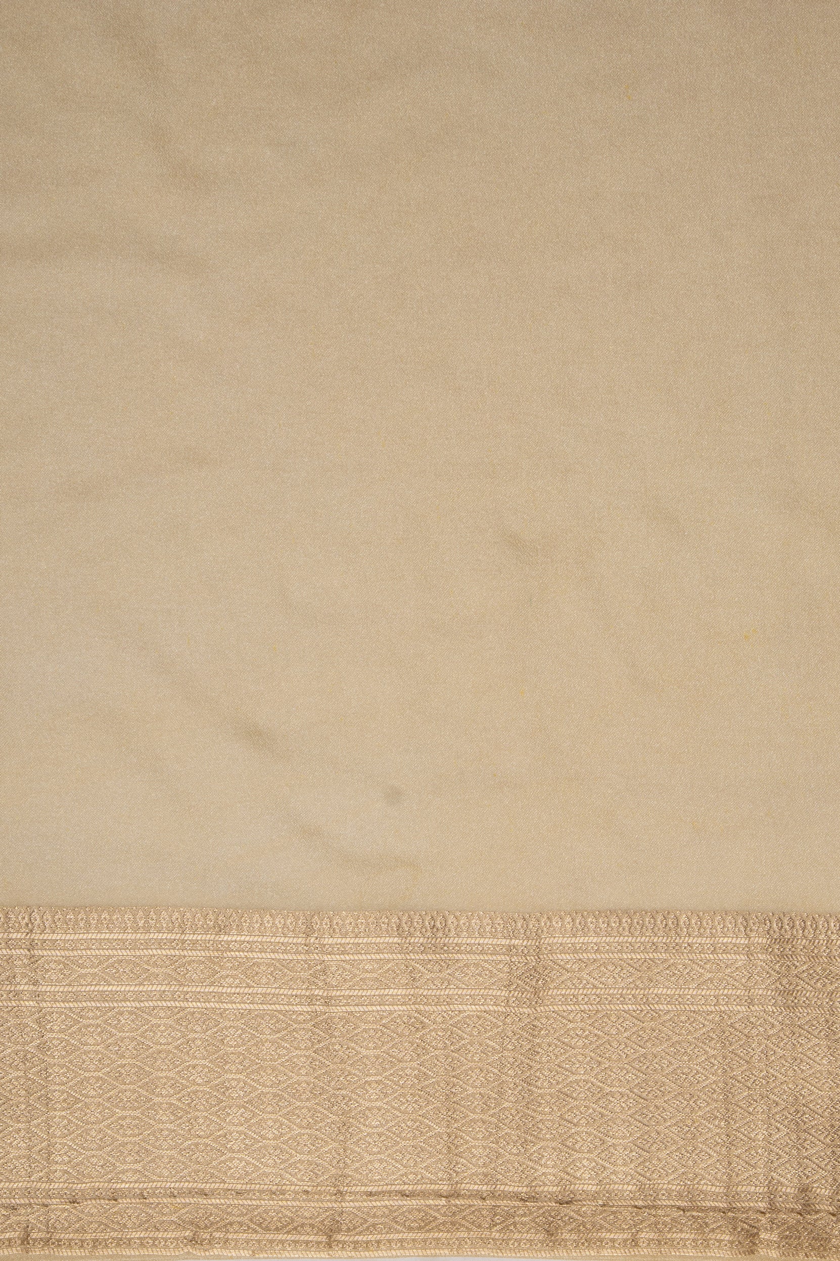 Cream Georgette Banarasi Saree
