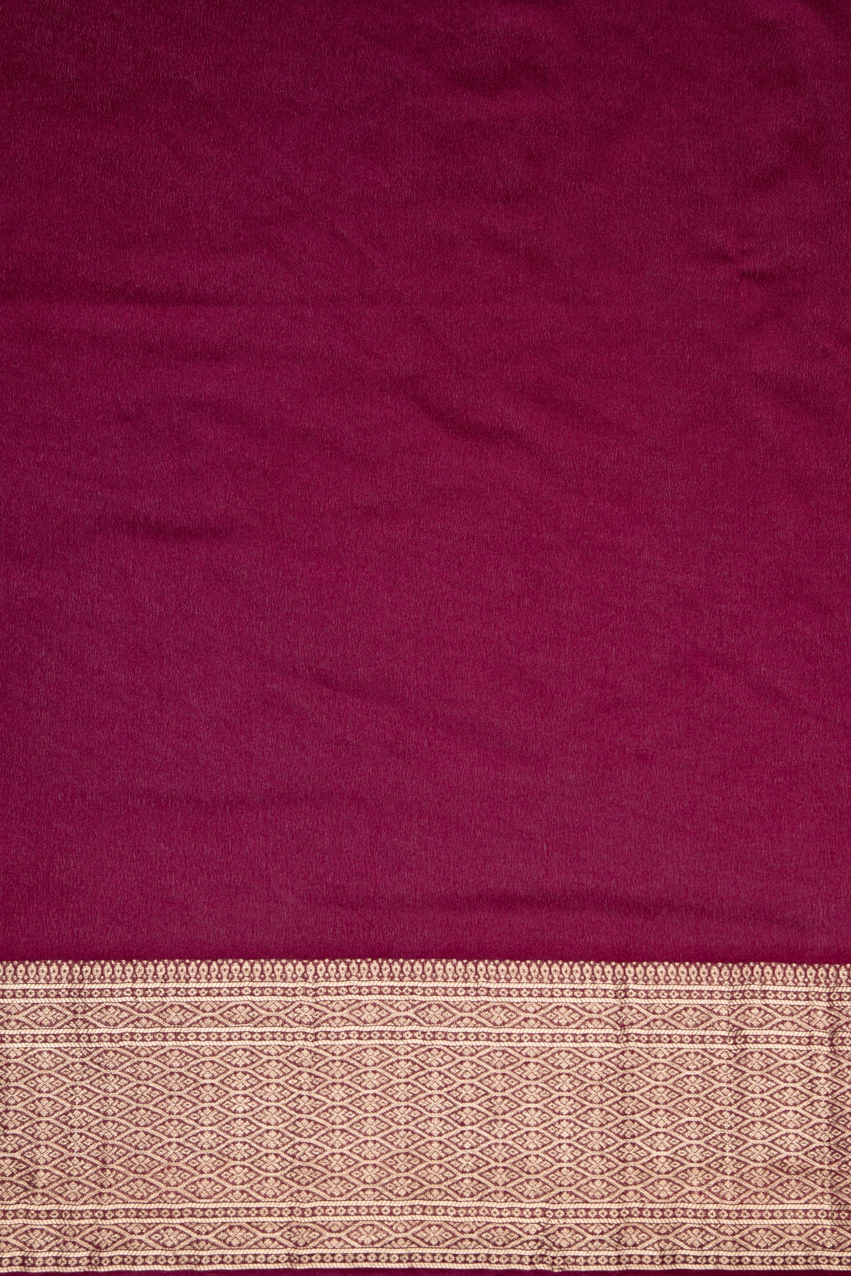 Wine Georgette Banarasi Saree