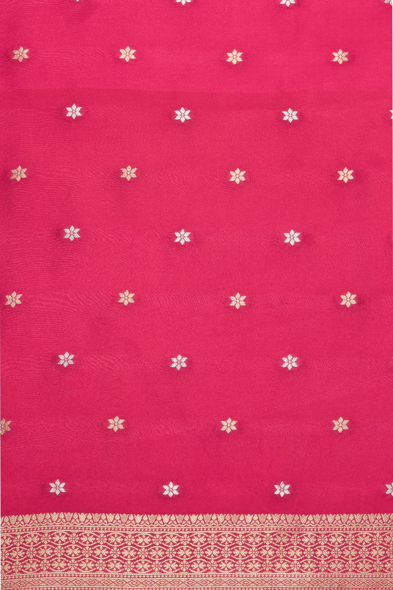 Rani Pink Katan Silk Banarasi Saree