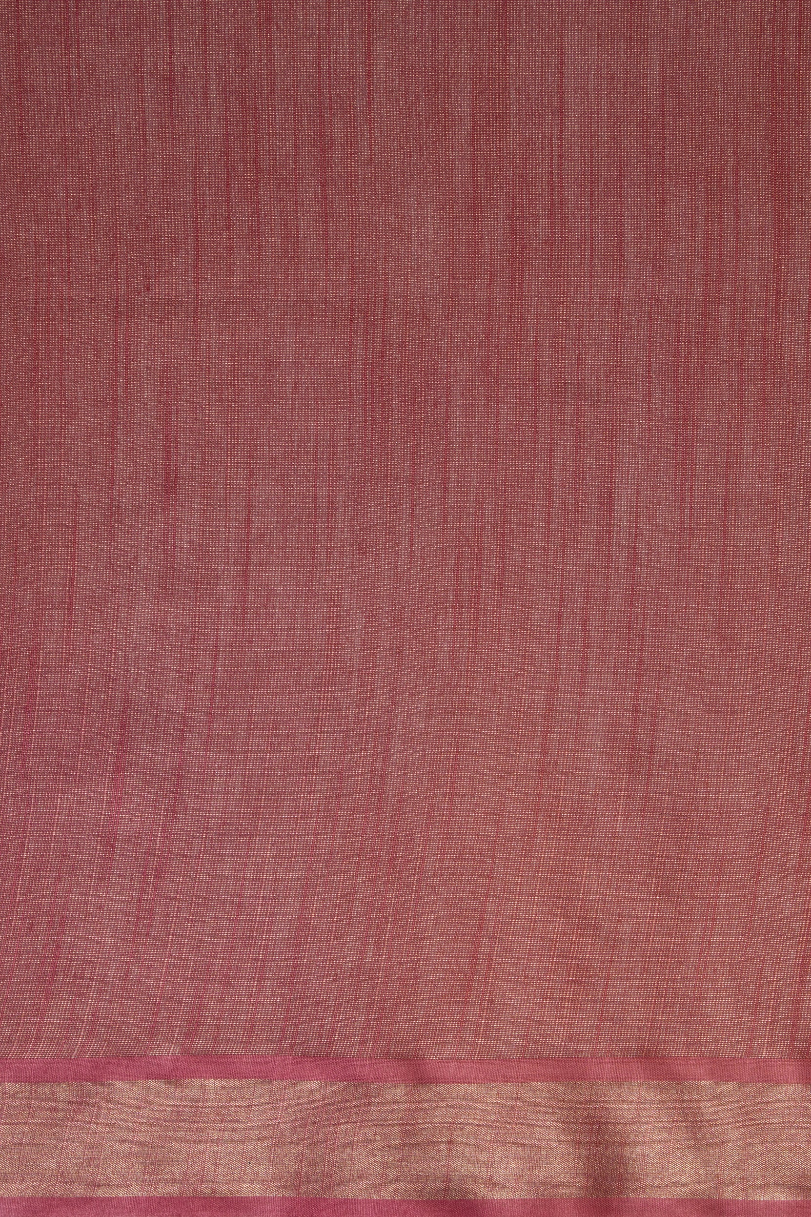 Baby Pink And Beige Tussar Silk Saree