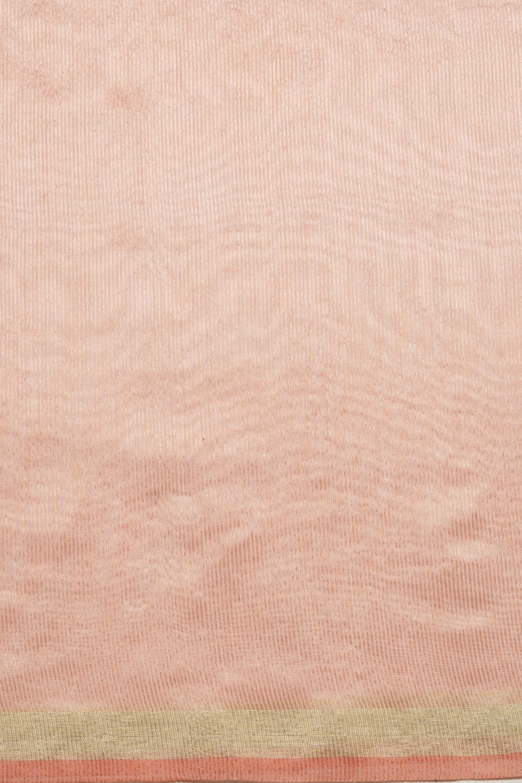 Baby Pink Linen Saree