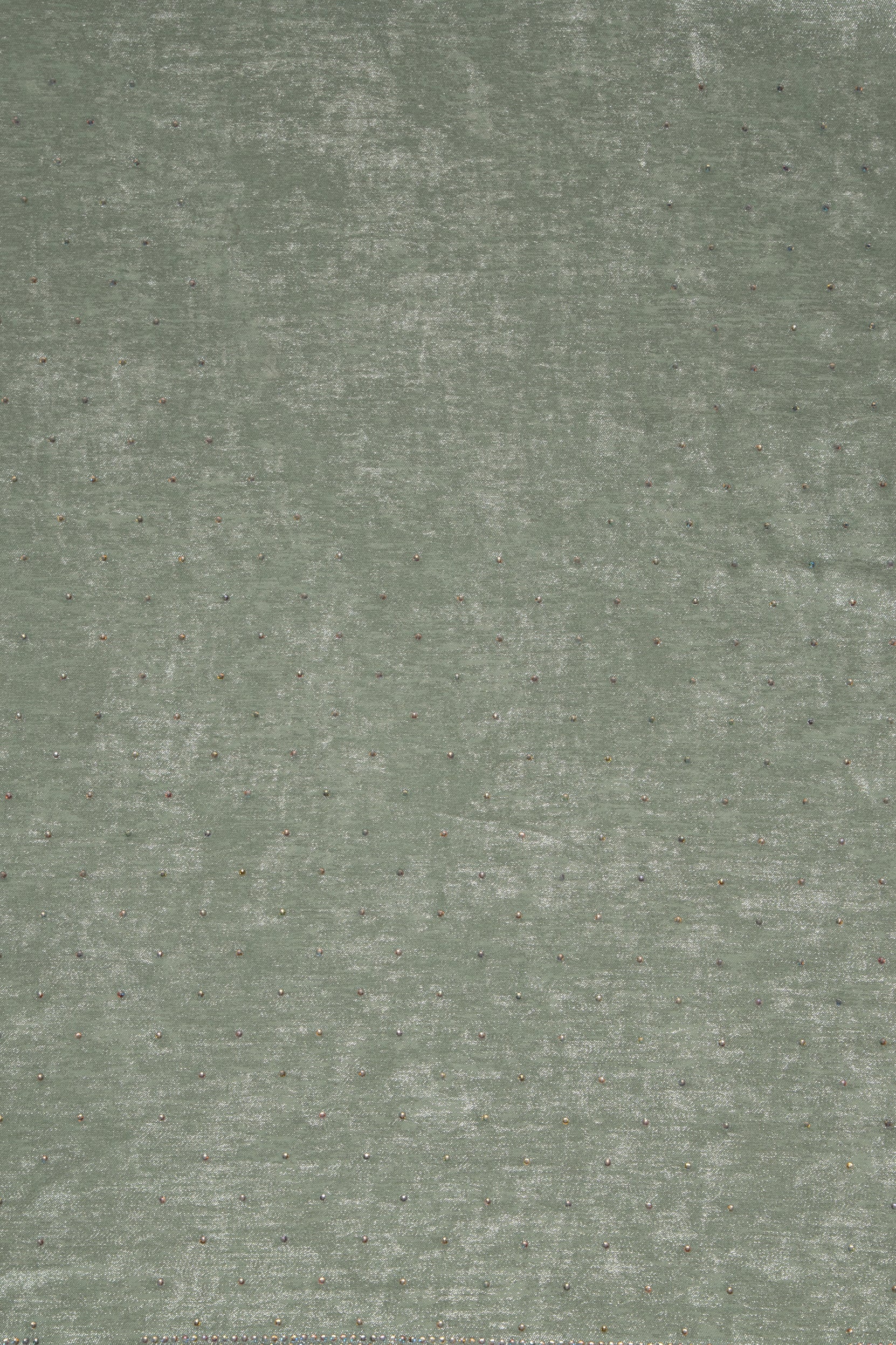 Pastel Green Georgette Saree with Stone Work
