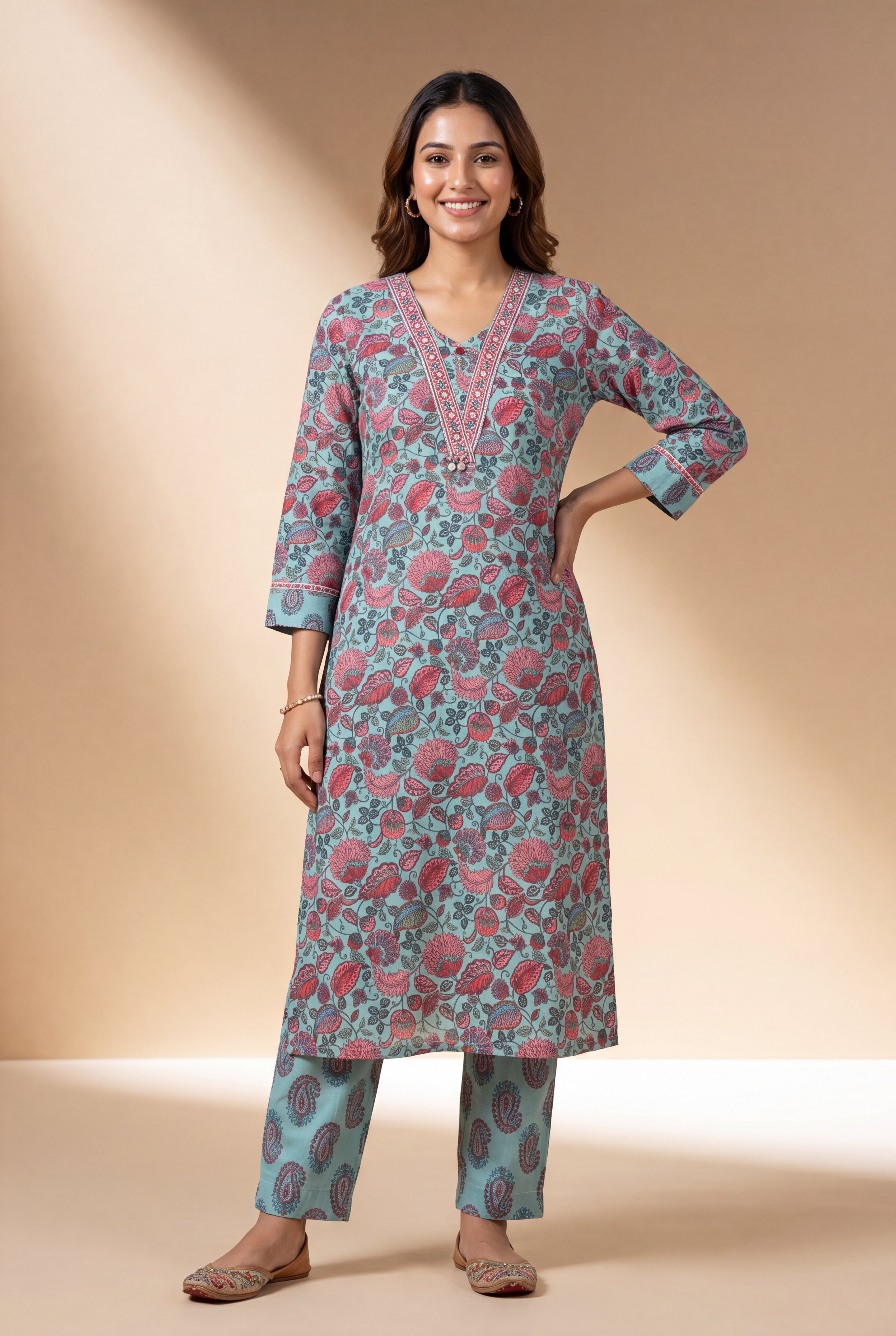 Aqua Blue Mukulā Co-ord Set