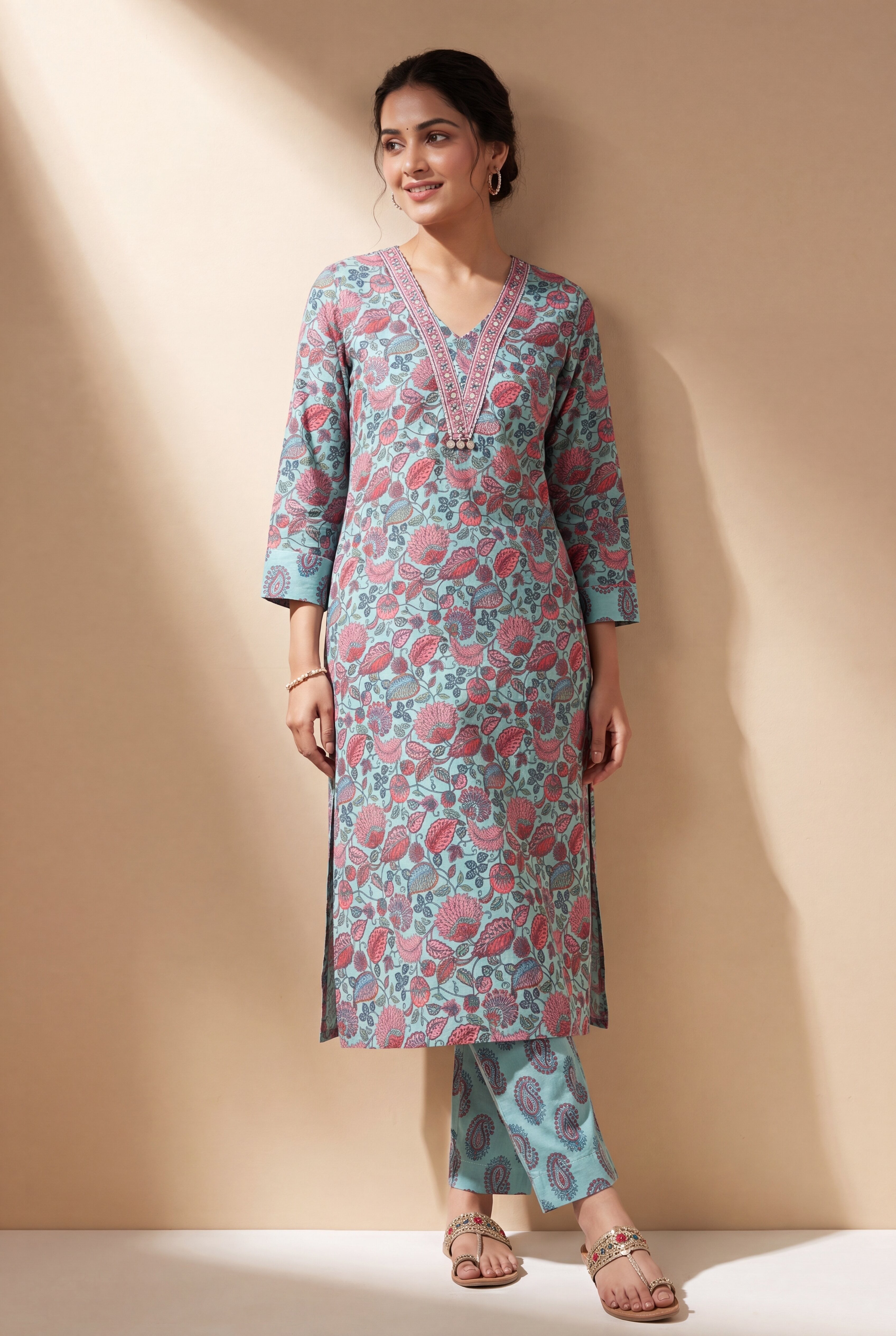 Aqua Blue Mukulā Co-ord Set