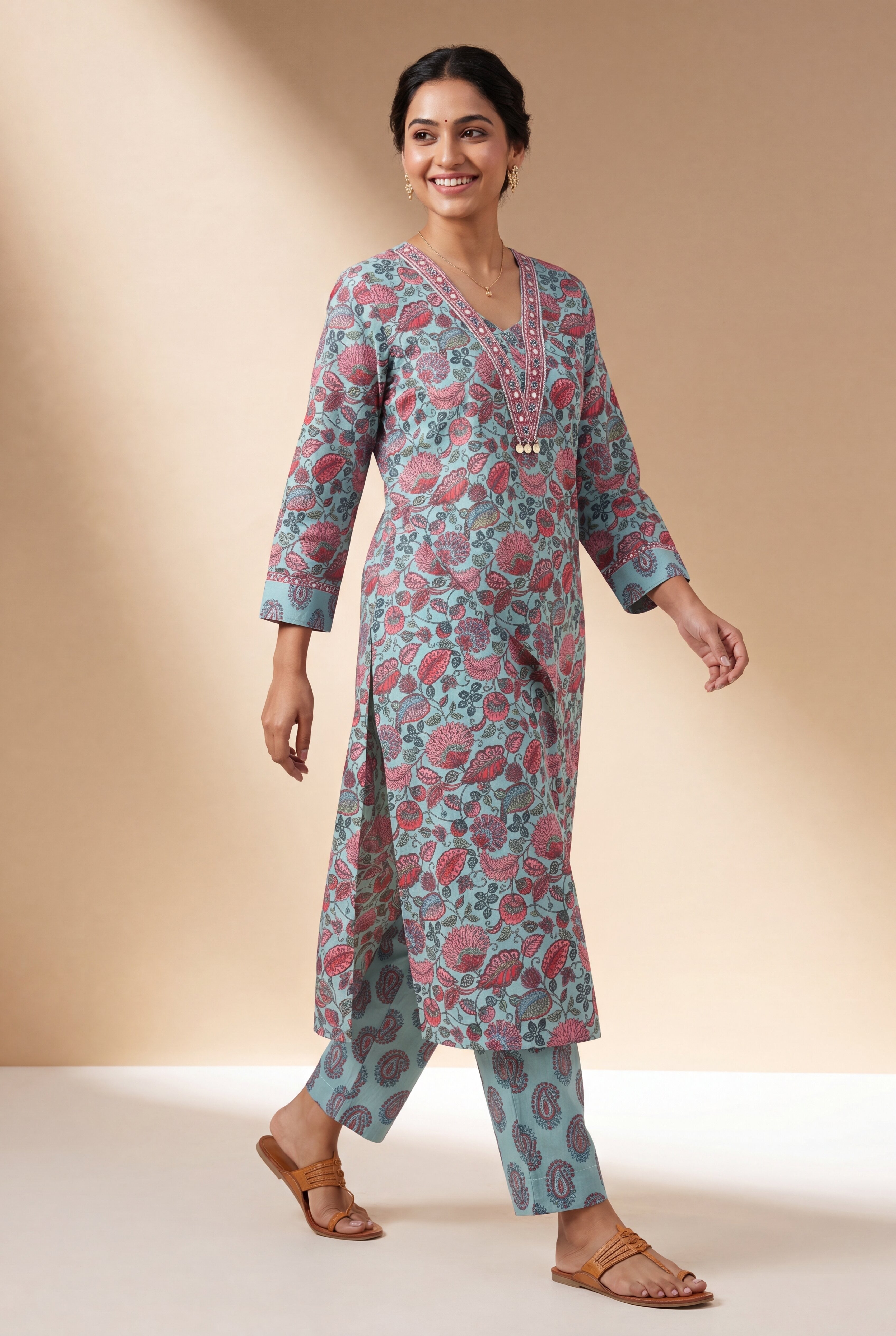 Aqua Blue Mukulā Co-ord Set