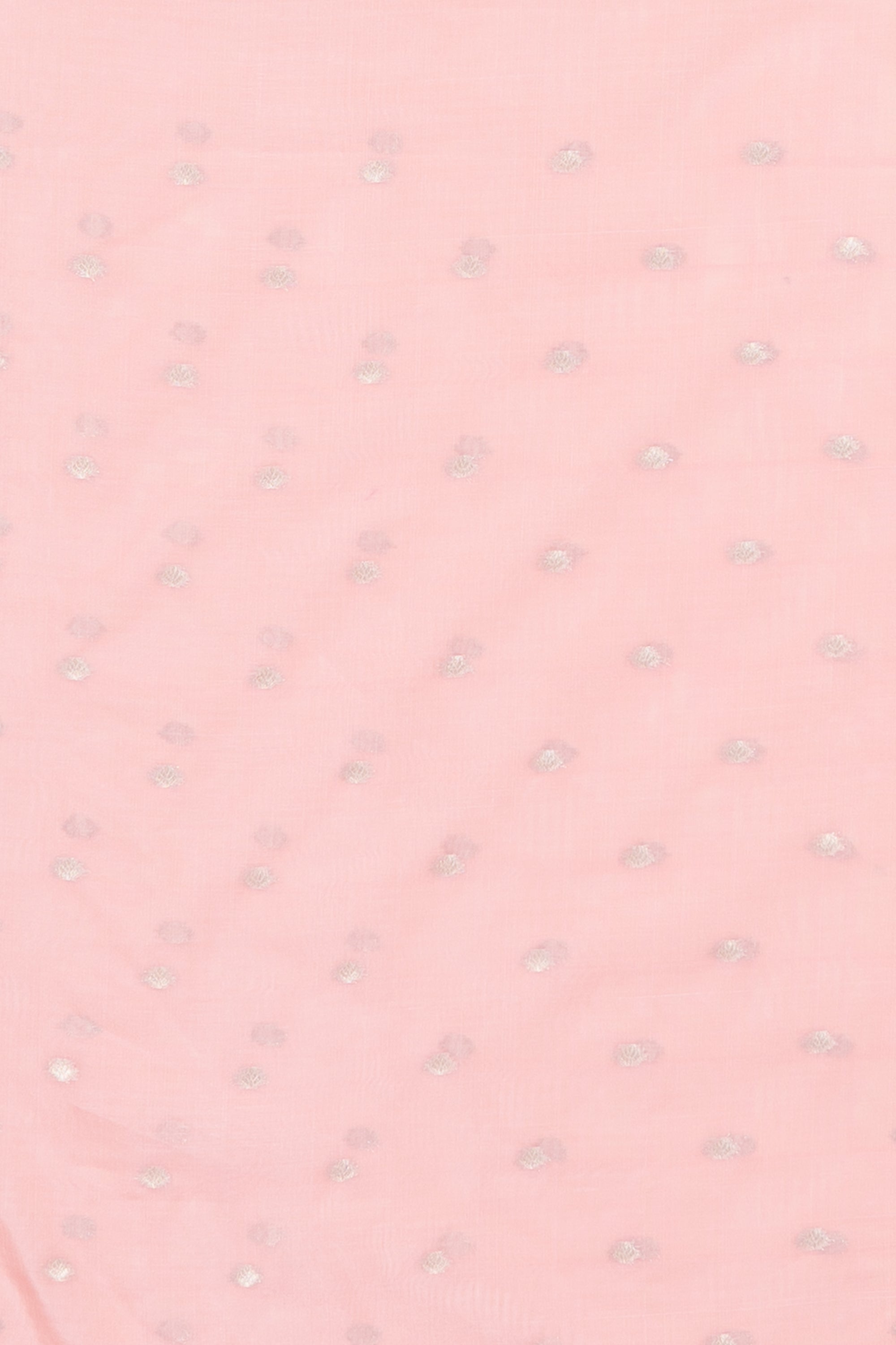 Pastel Pink Tissue Organza Paithani Saree with Hans Pallu and border