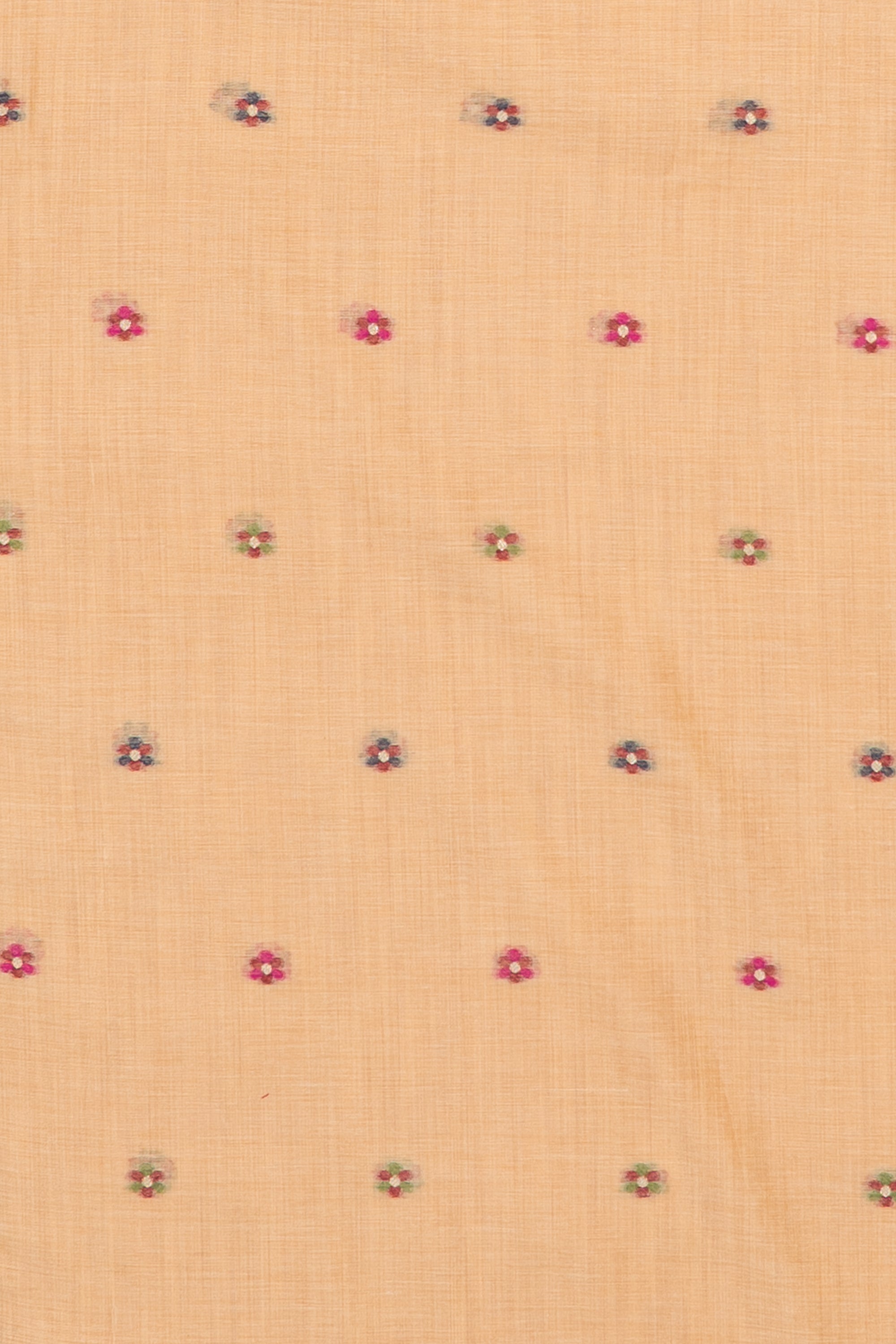 Butter Yellow Jamdhani Cotton Paithani Saree with Adbhuta Mayūra Pallu