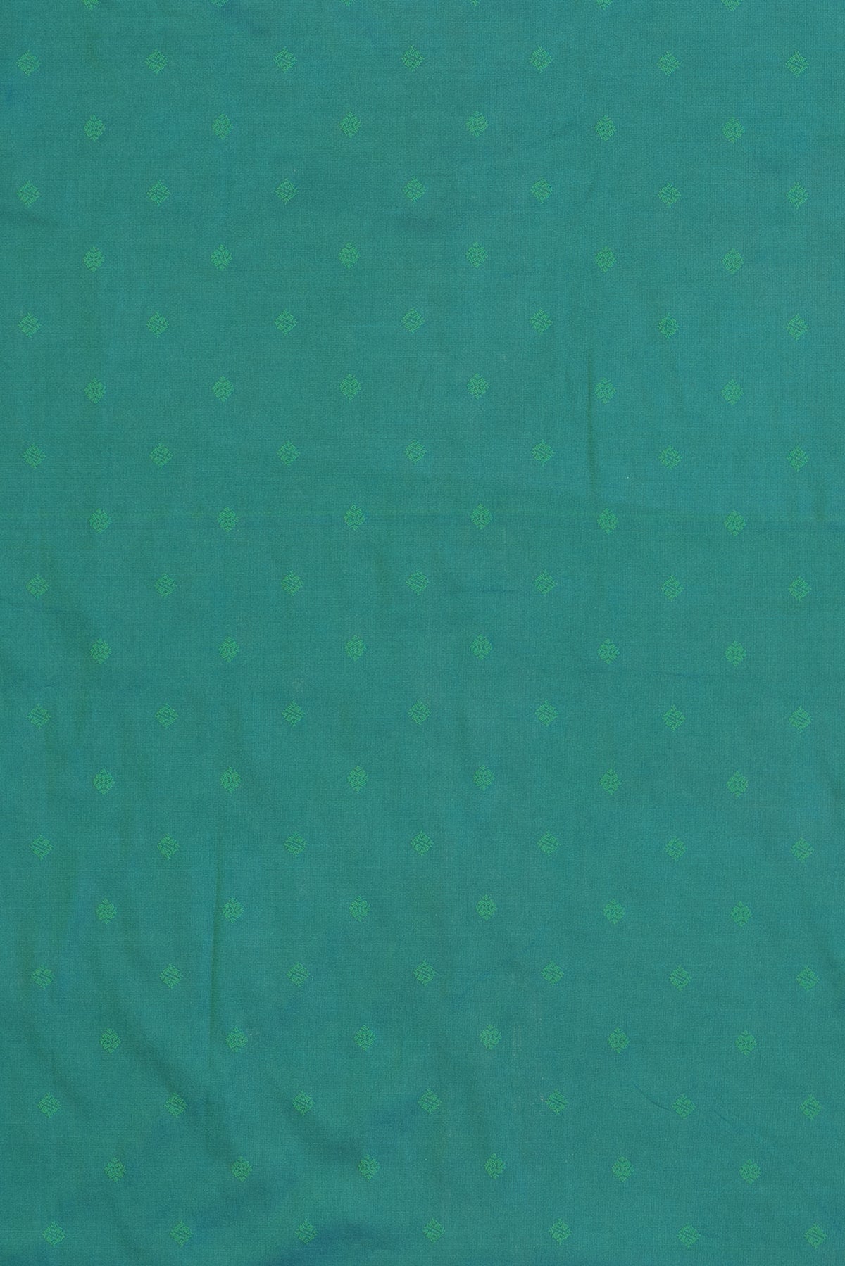 Peacock Green Apurva Silk Paithani Saree with Meena butti, gold zari and Ṣaṭmayūrapallu