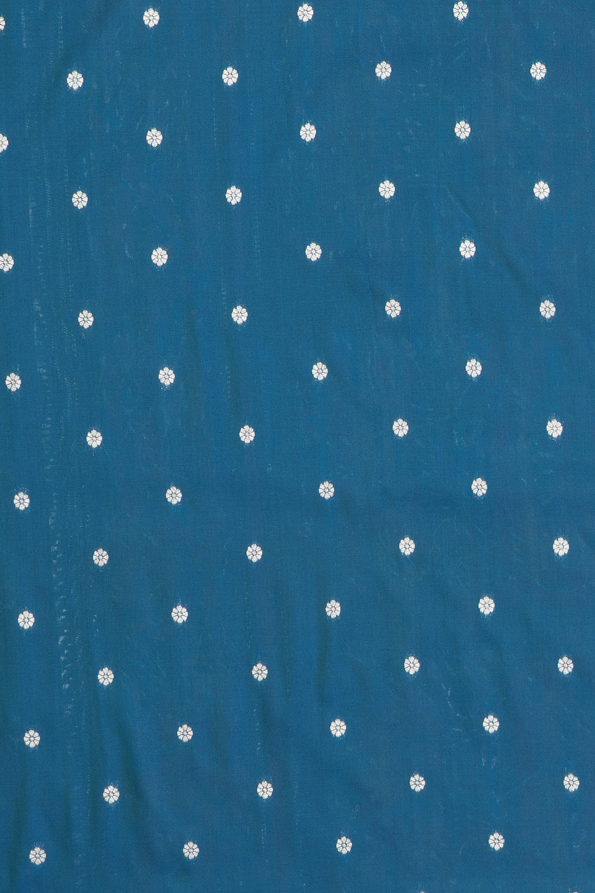 Peacock Blue Apurva Silk Paithani Saree with Sitaara butti, Muniya border and Resham threadwork Floral Pallu