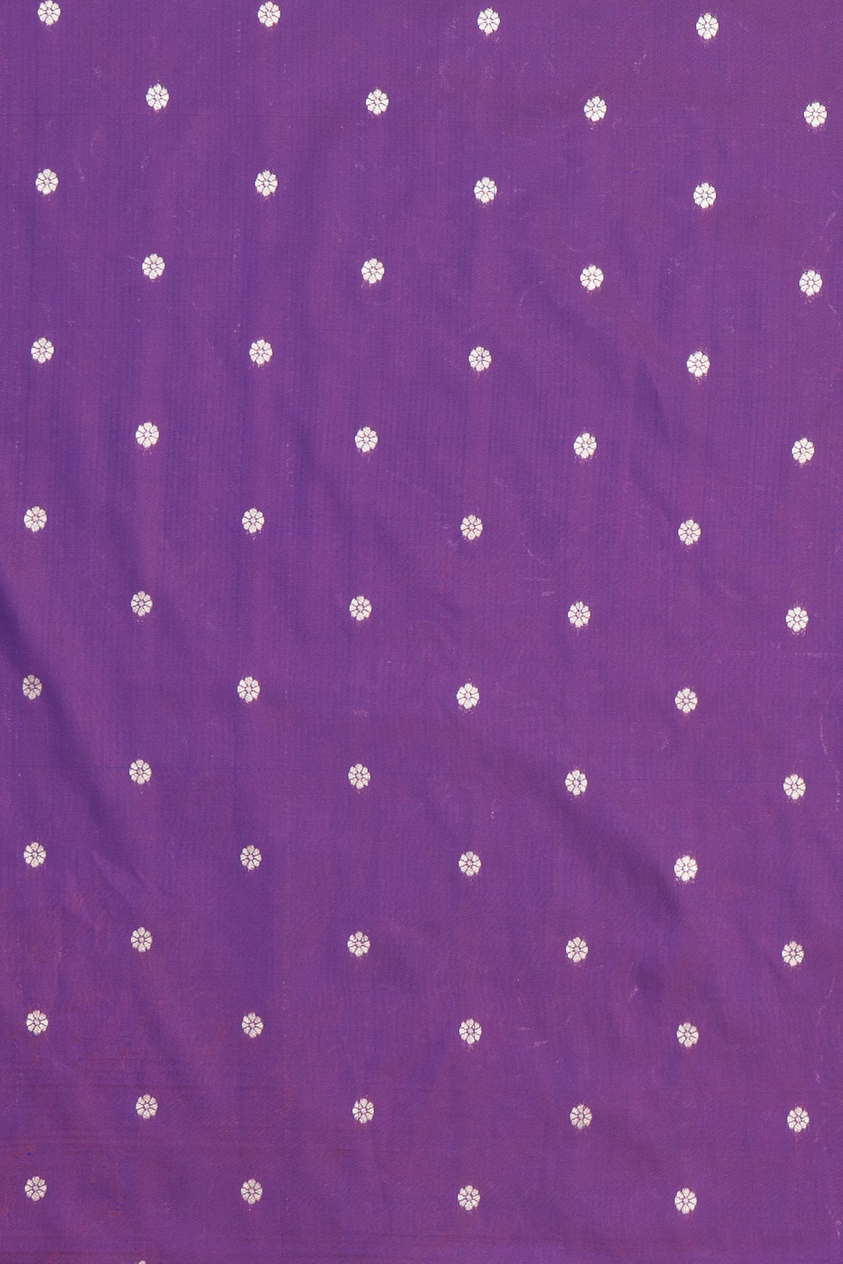 Plum Purple Apurva Silk Paithani Saree with Sitaara butti, Muniya border and Resham threadwork Floral Pallu