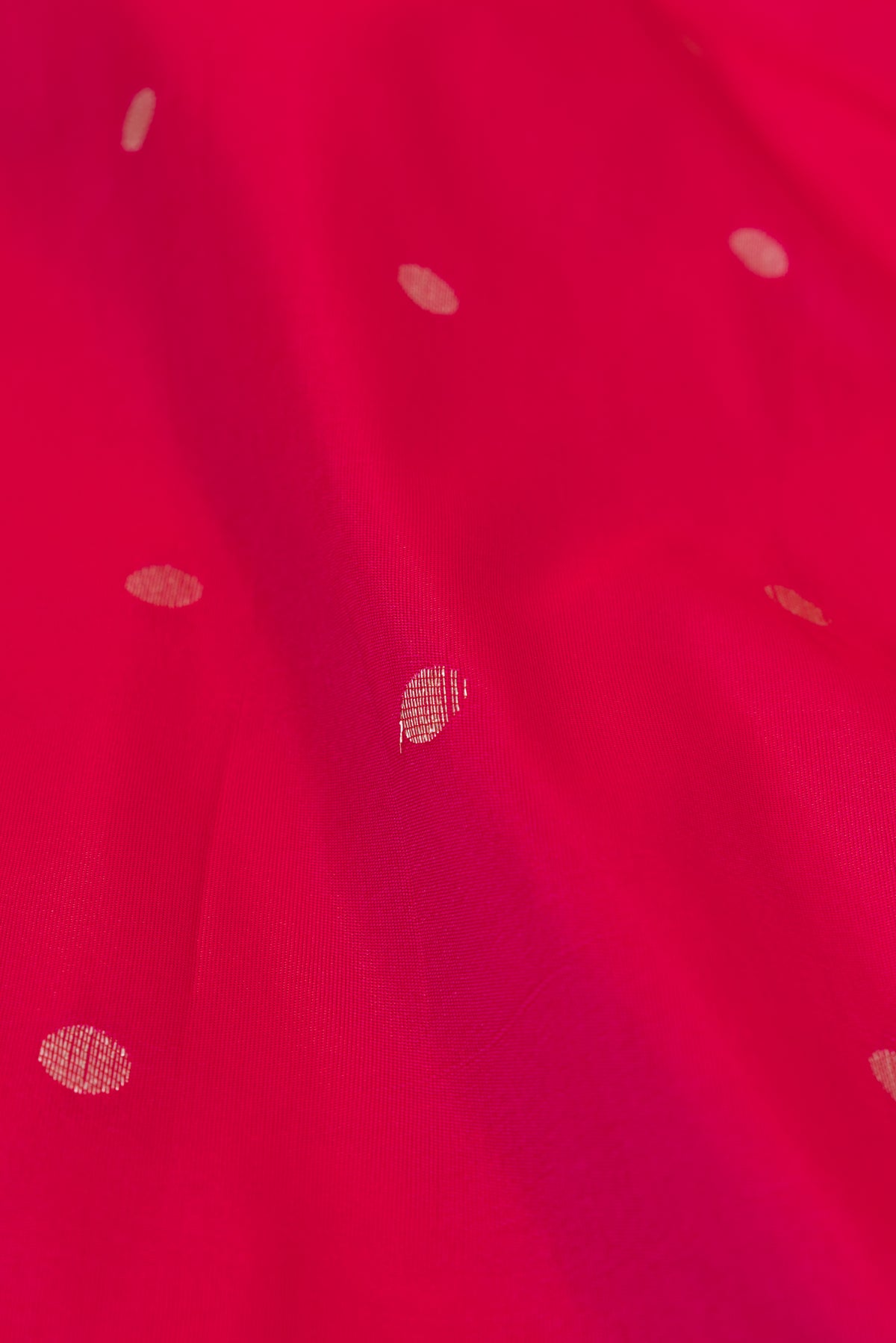 Berry Pink Apurva Silk Paithani Saree with Round gold zari butti, Multi colour Muniya border, Multi Pallu and Brocade blouse