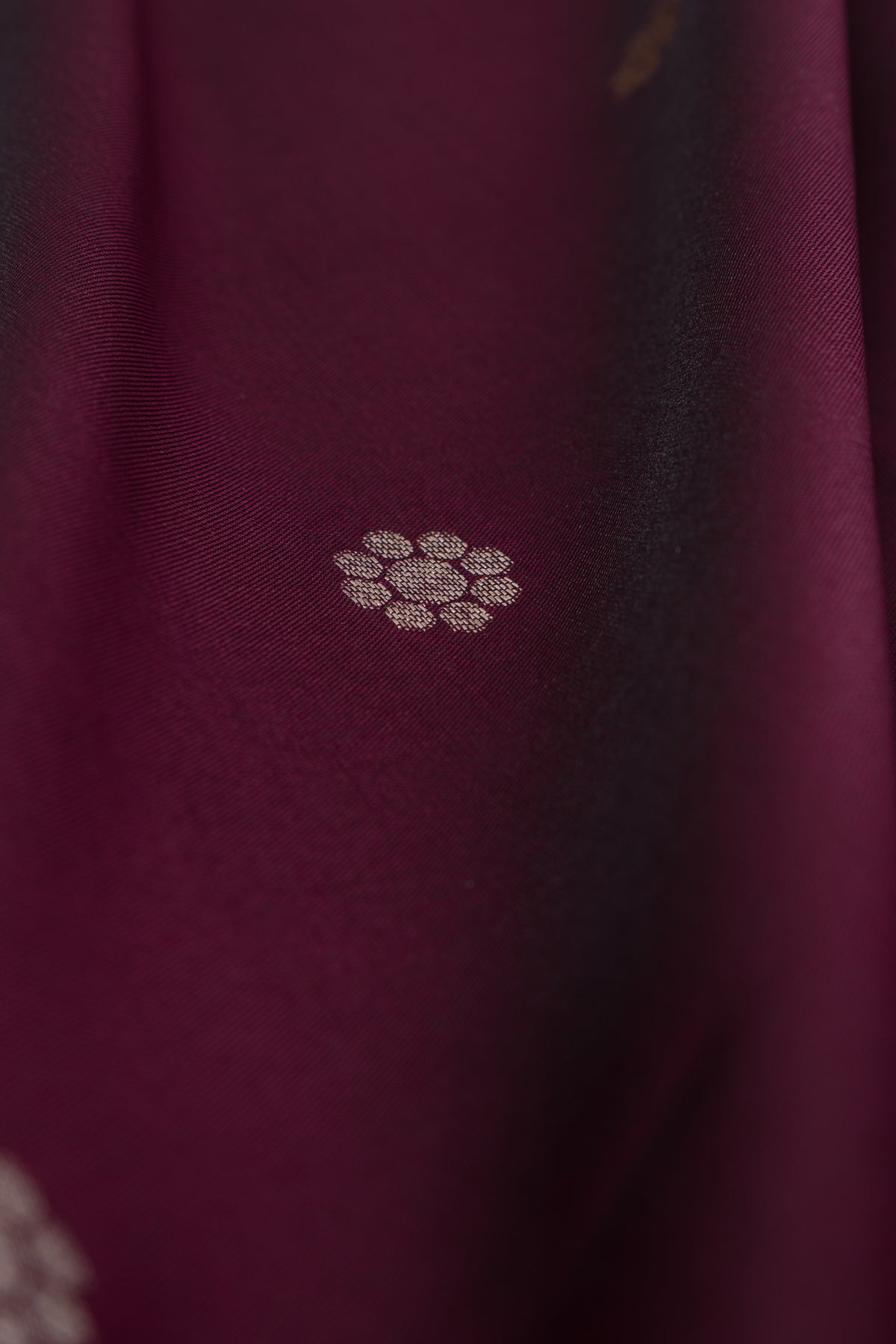 Wine Apurva Silk Paithani Saree with Triple Muniya border and Lotus Pallu