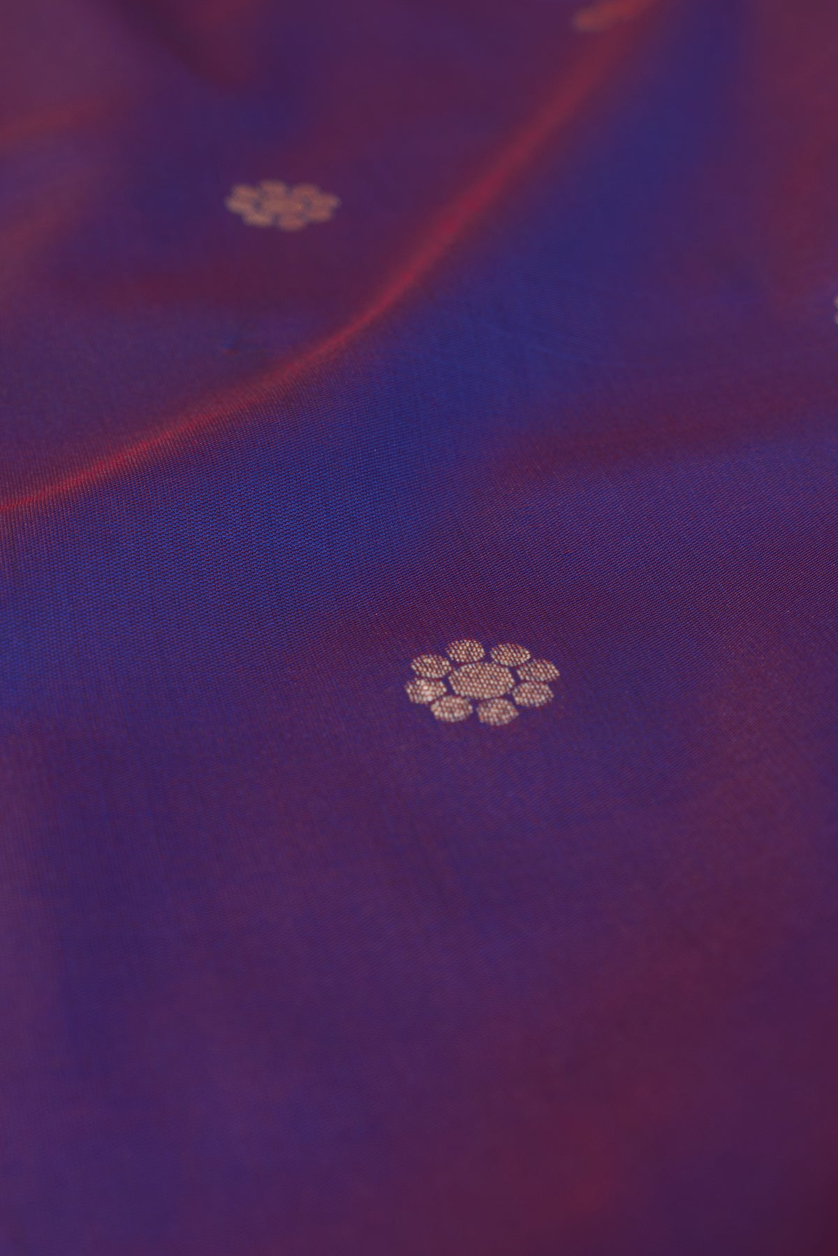 Royal Purple Apurva Silk Paithani Saree with Triple Muniya border and Lotus Pallu