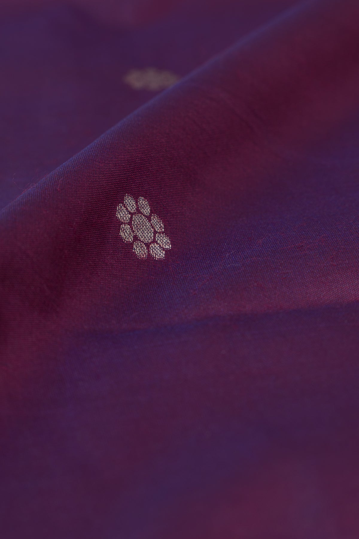 Purple Apurva Silk Paithani Saree with Triple Muniya border and Lotus Pallu