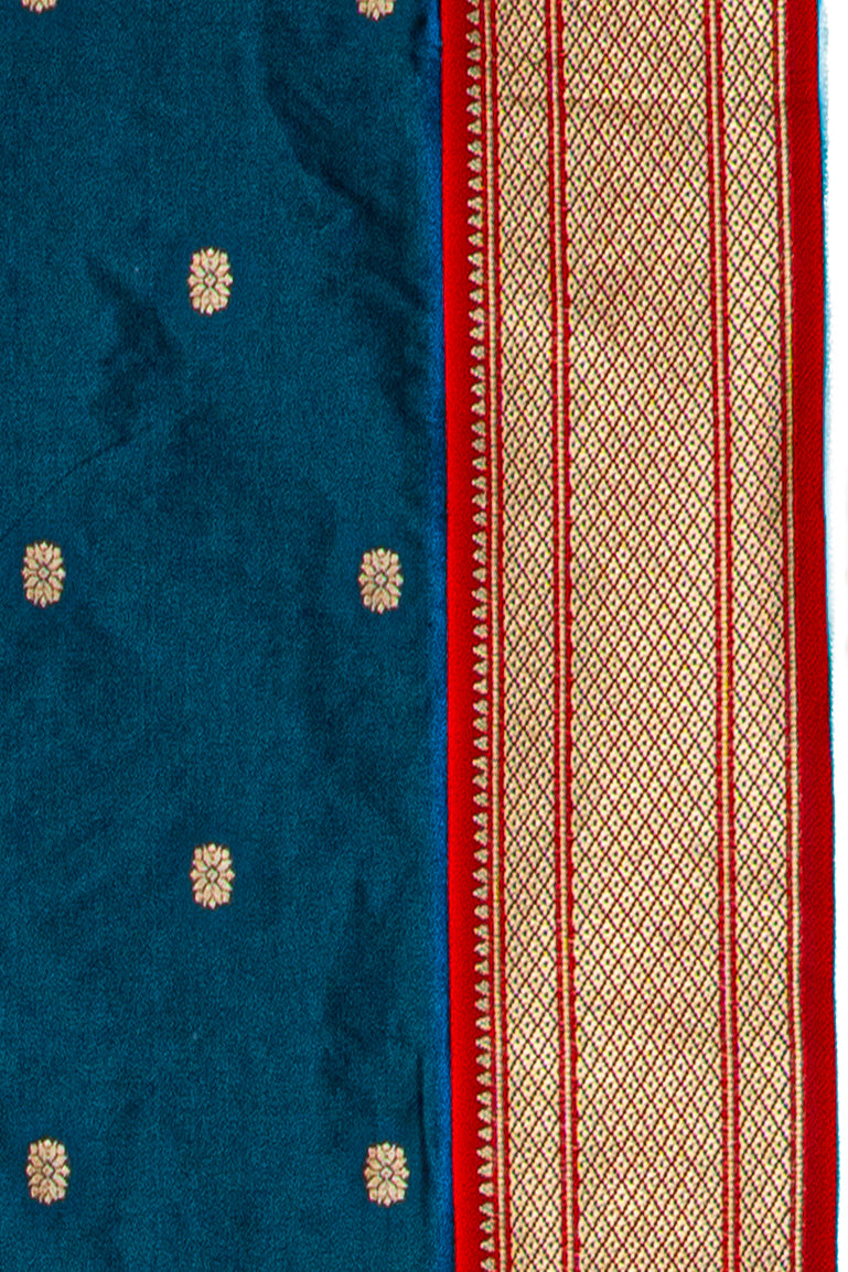 Blue Apurva Silk Paithani Saree