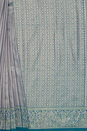 Blue Tissue Silk Saree