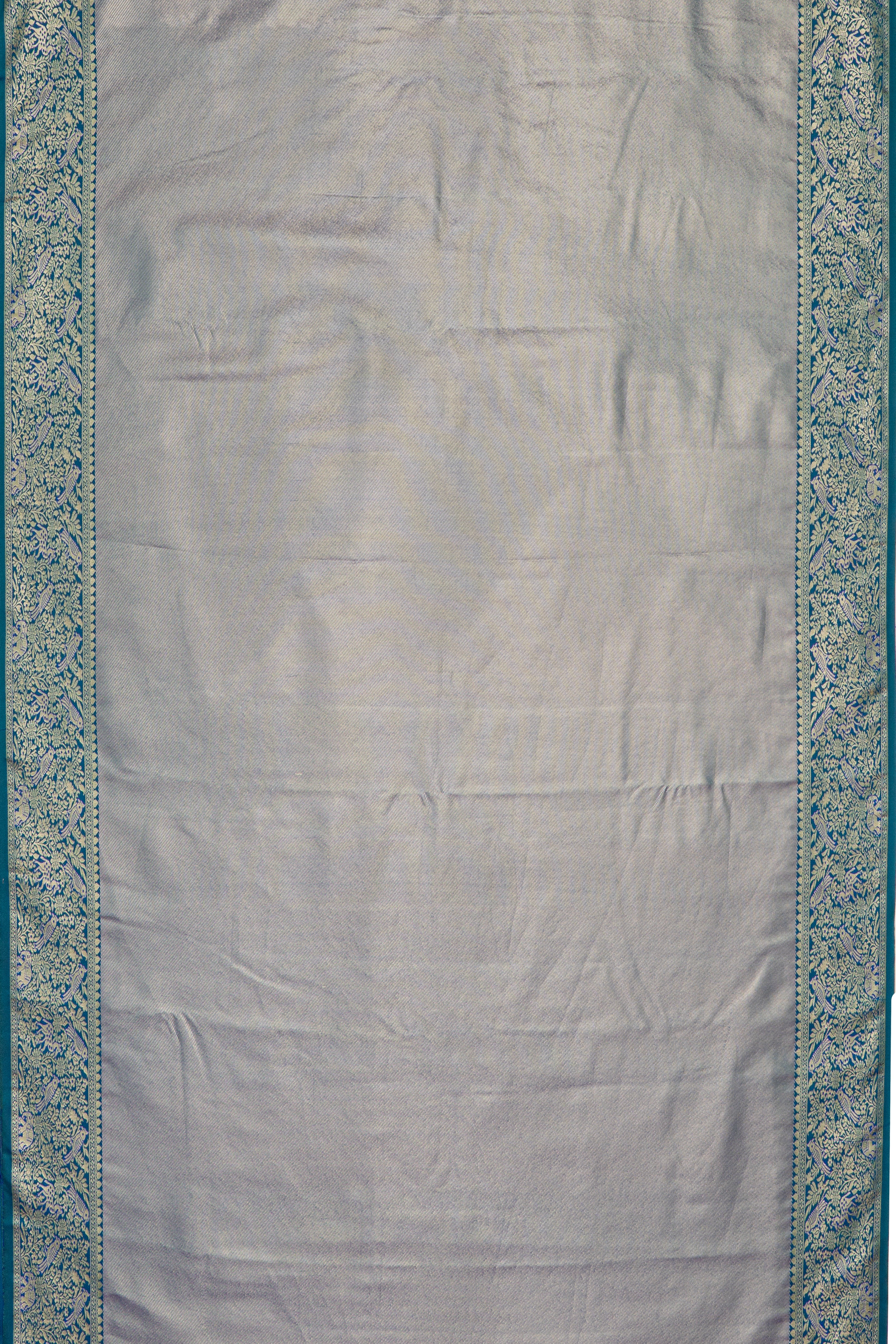 Blue Tissue Silk Saree